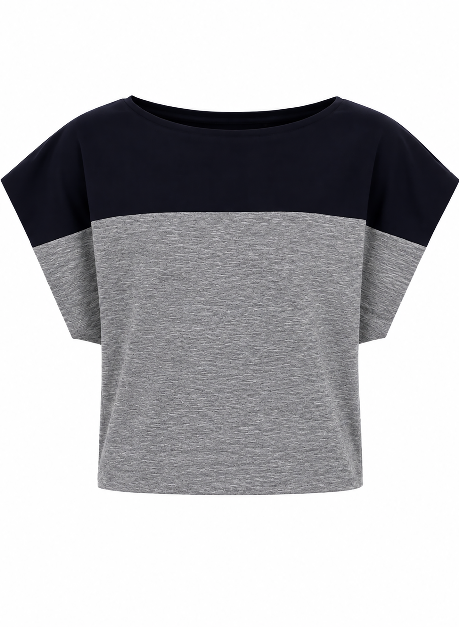 Two-Tone Top - Grey/Navy (PRE-ORDER)