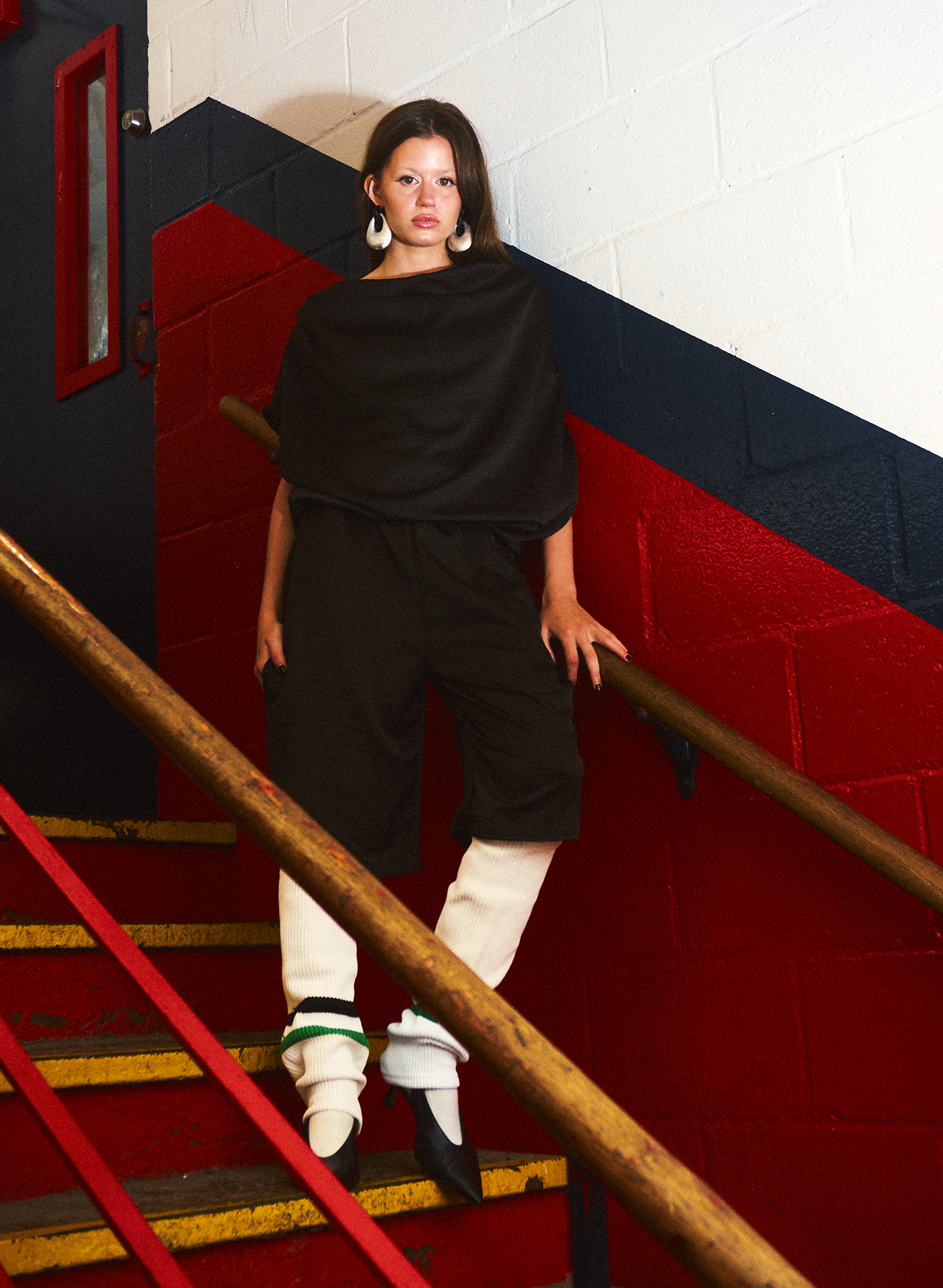 Overtime Cowl Top - Black (PRE-ORDER)