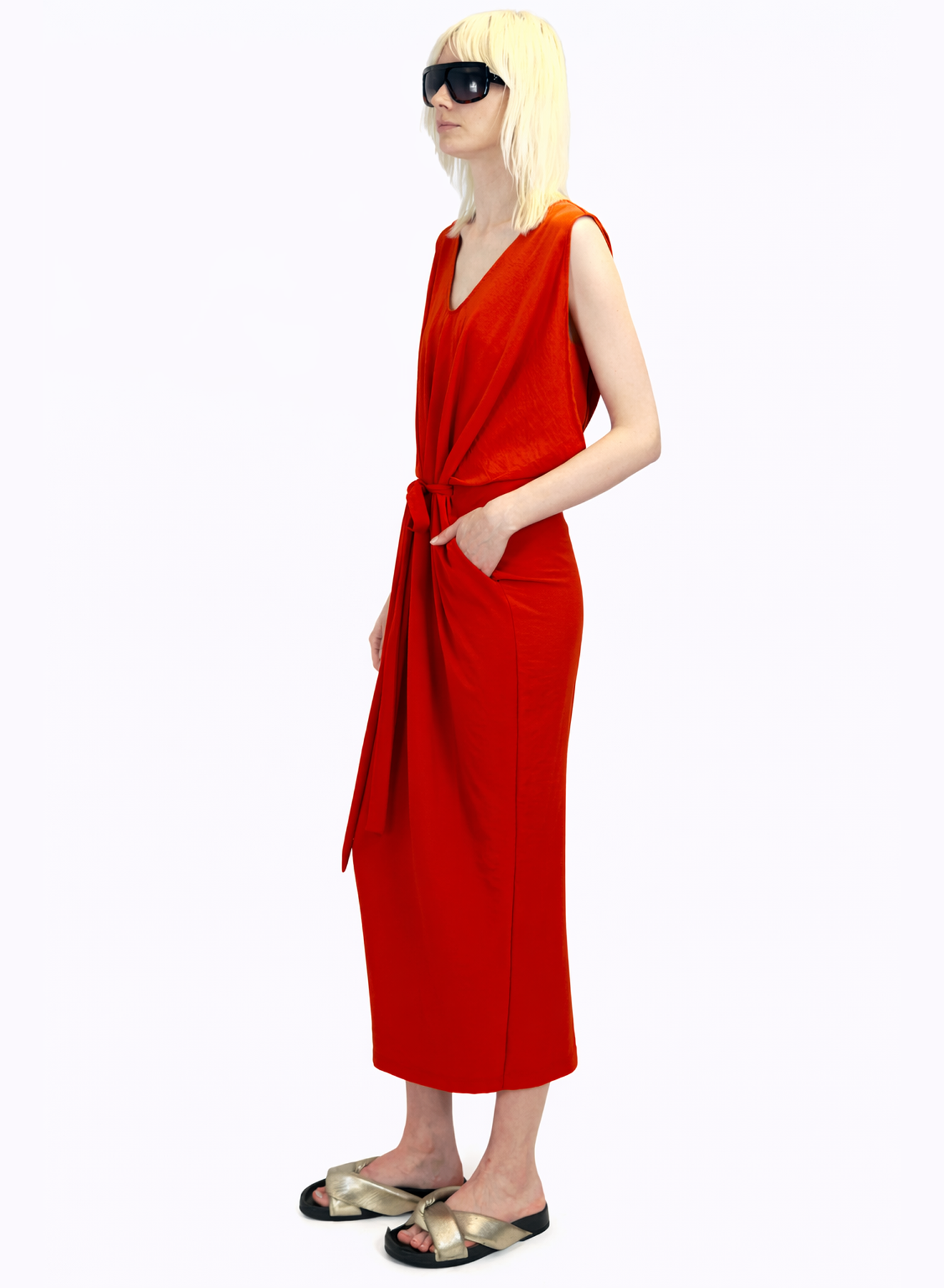 Airflow Gown - Ruby
