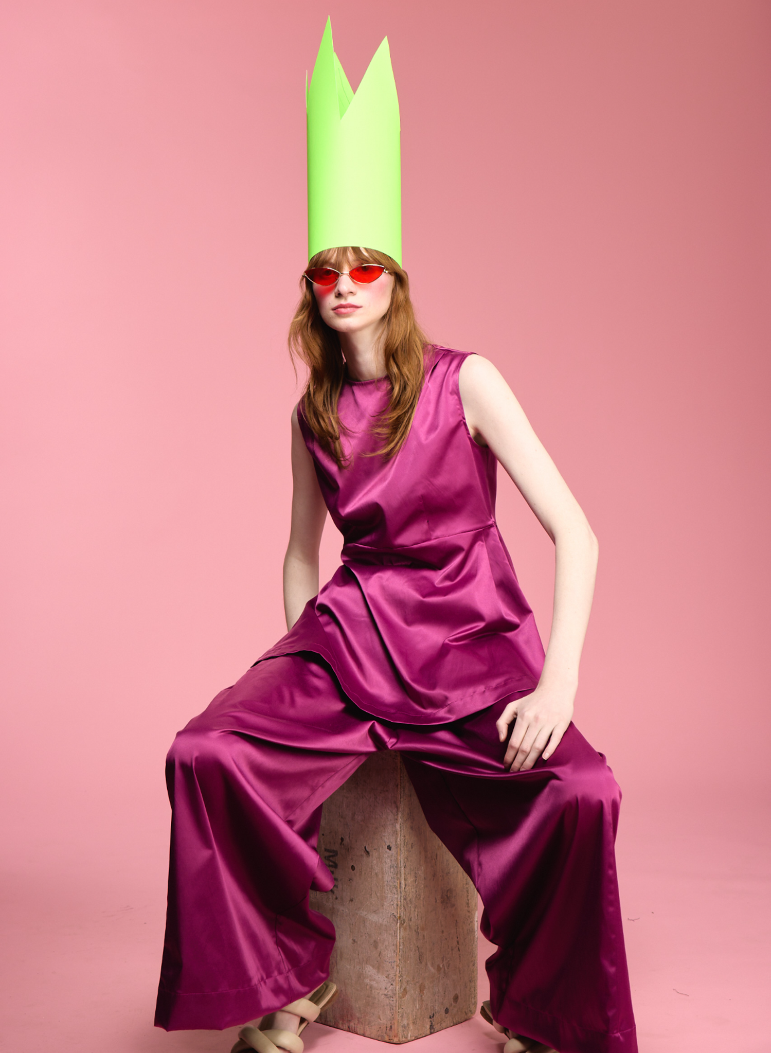 Apron Top - Fuchsia (PRE-ORDER)