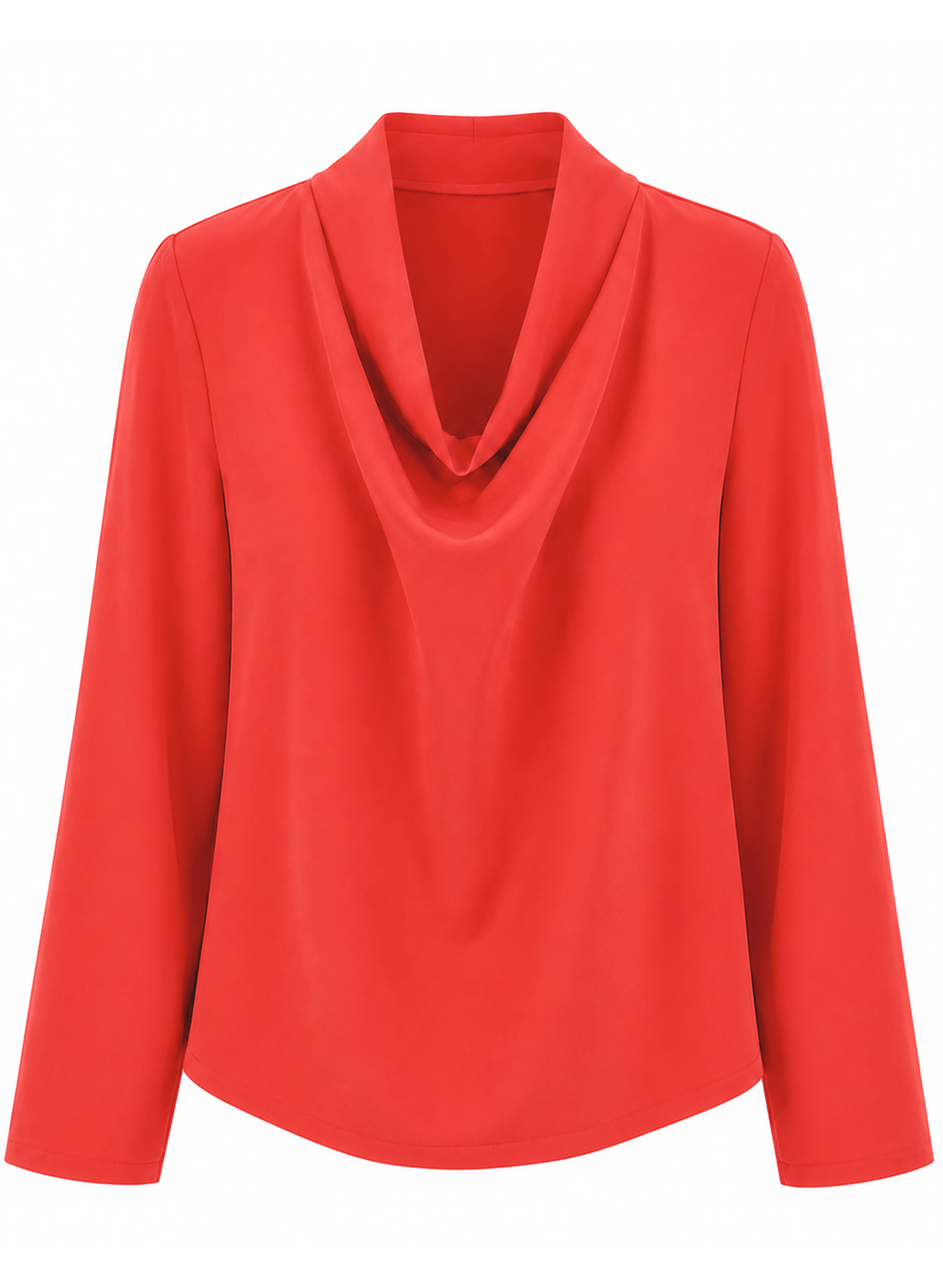 At the Rink Cowl Top - Orange/Red (PRE-ORDER)