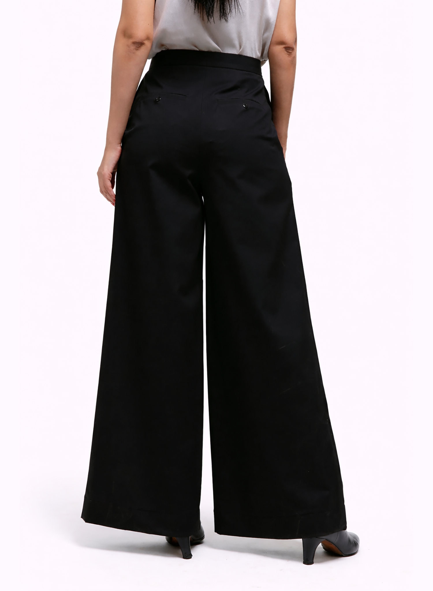 Atlas Slouchy Trouser - Black
