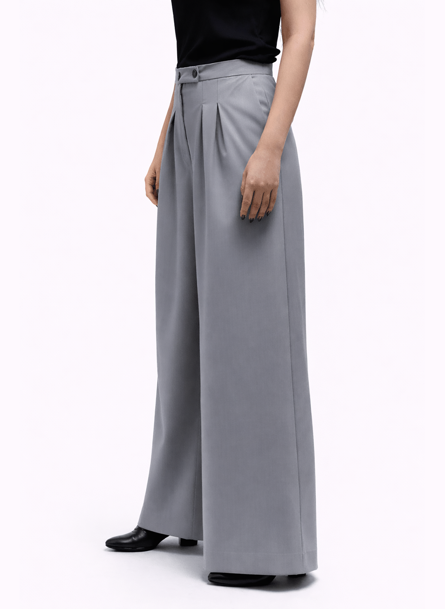 Atlas Slouchy Trouser - Grey