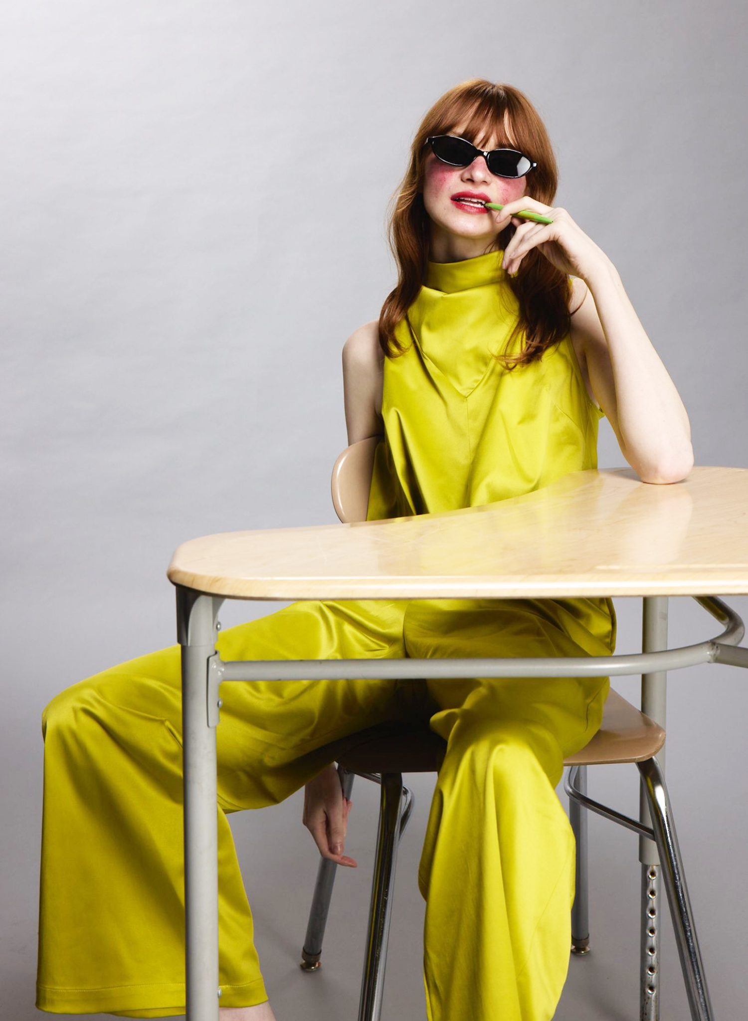 Bandana Jumpsuit - Chartreuse (PRE-ORDER)