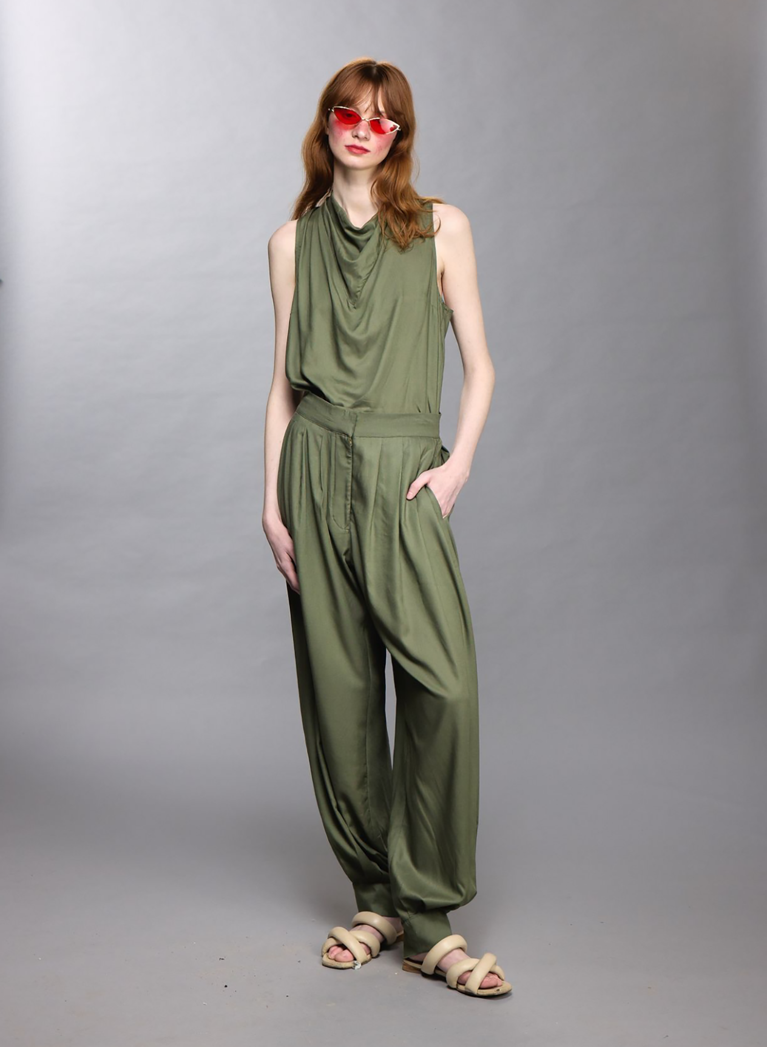 Bandana Top - Olive (PRE-ORDER)