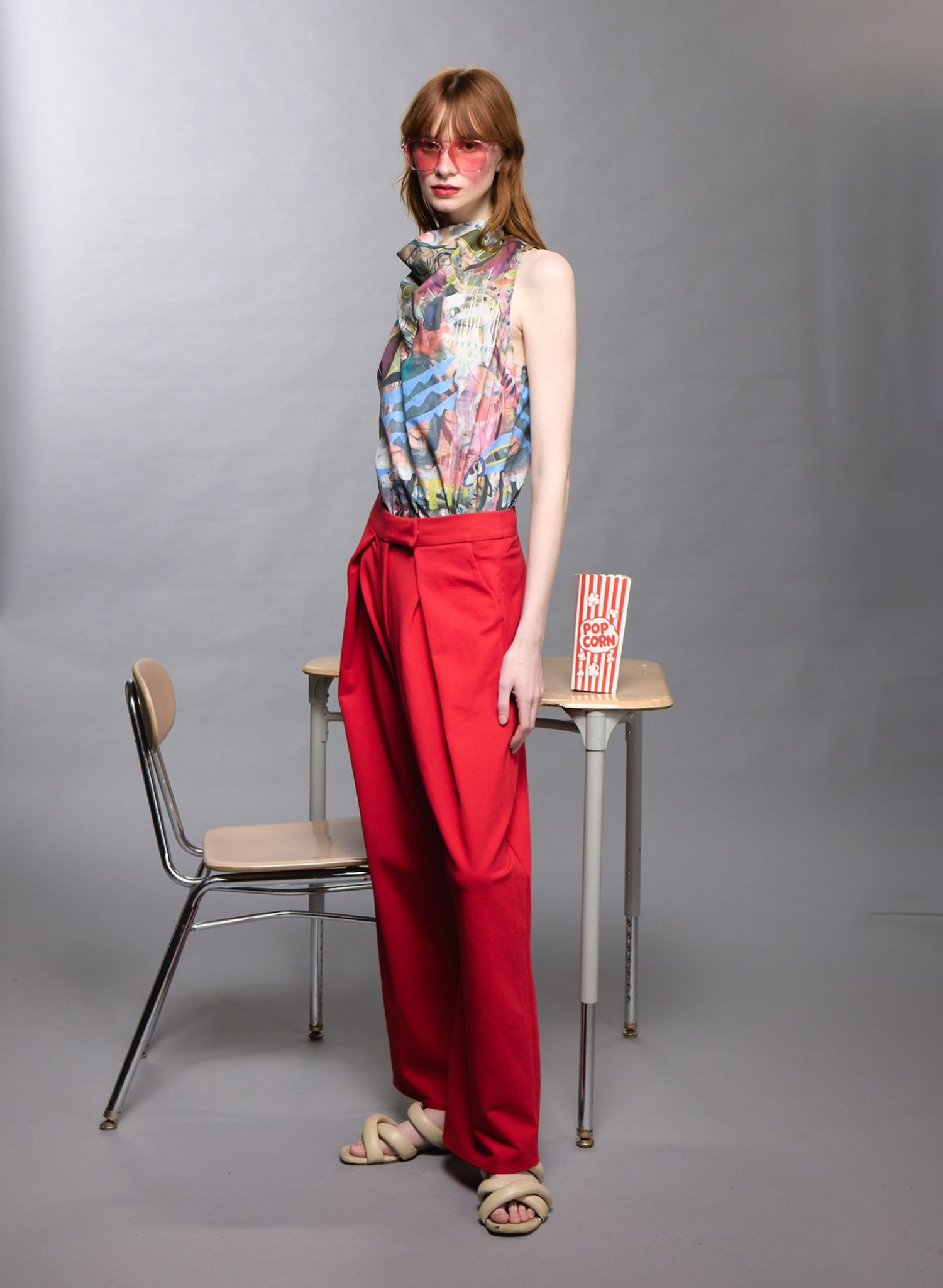 Bandana Top - Fight Like a Girl Print (PRE-ORDER)