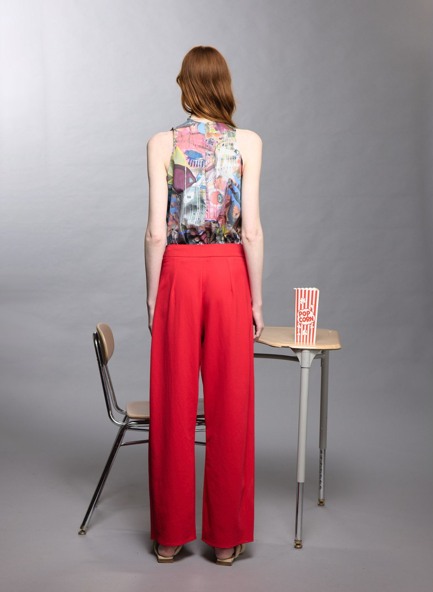 Chloe Pant - Red (PRE-ORDER)