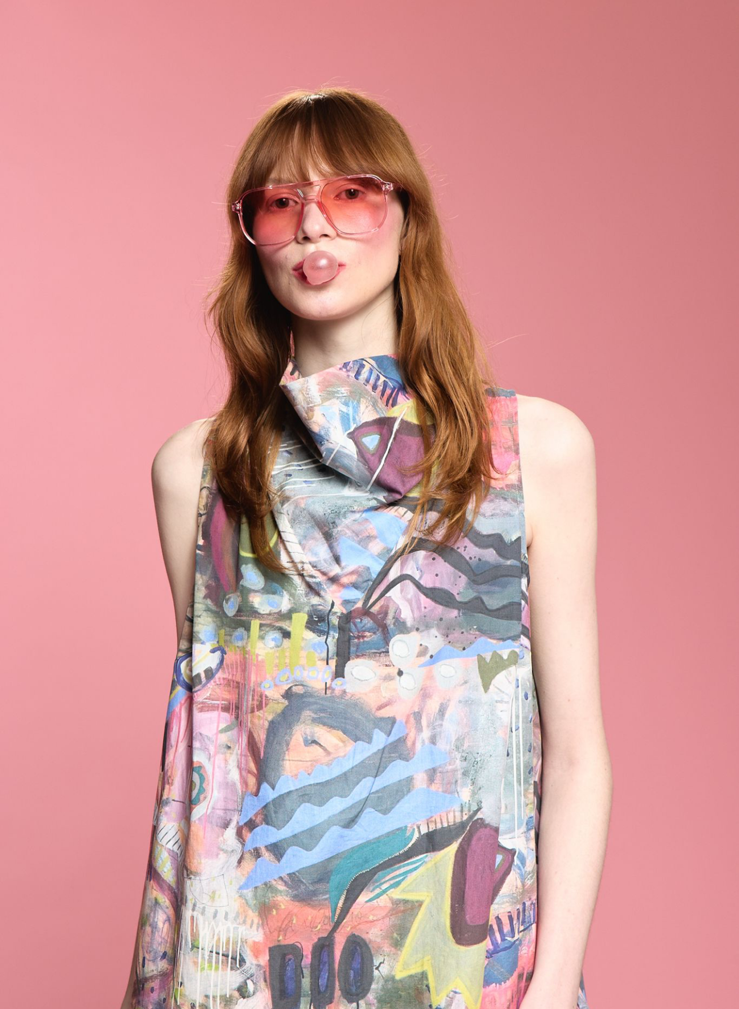 Bandana Dress - "Fight Like a Girl" Print (PRE-ORDER)