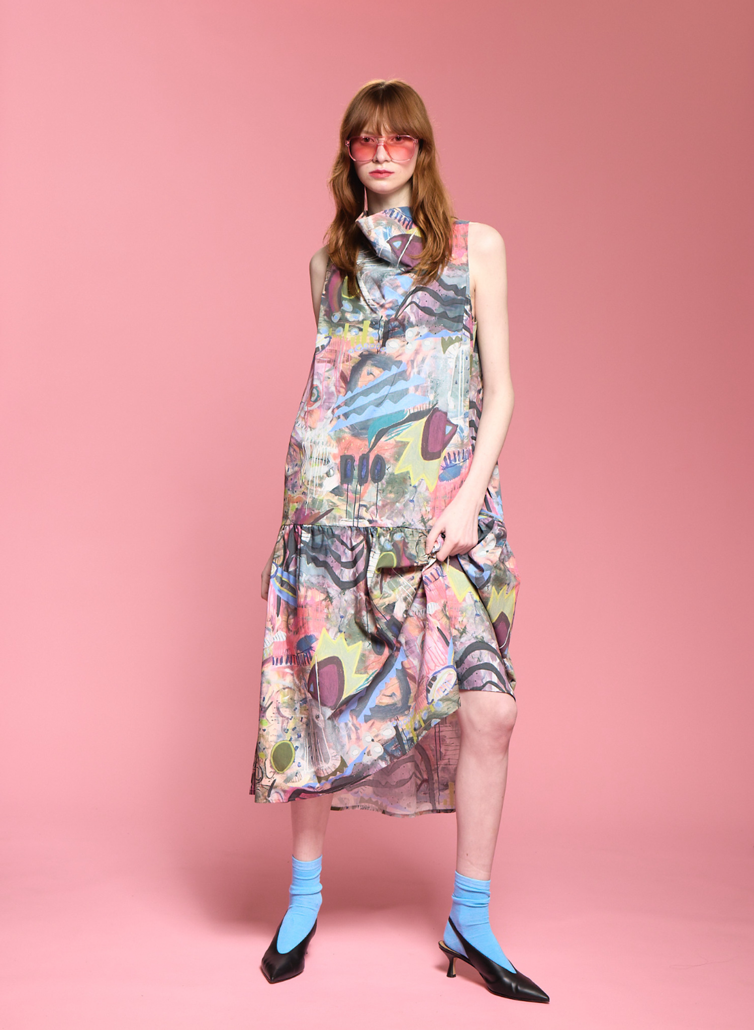 Bandana Dress - "Fight Like a Girl" Print (PRE-ORDER)