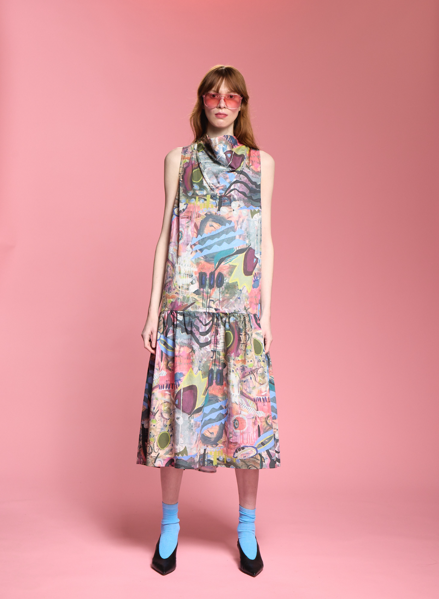 Bandana Dress - "Fight Like a Girl" Print (PRE-ORDER)