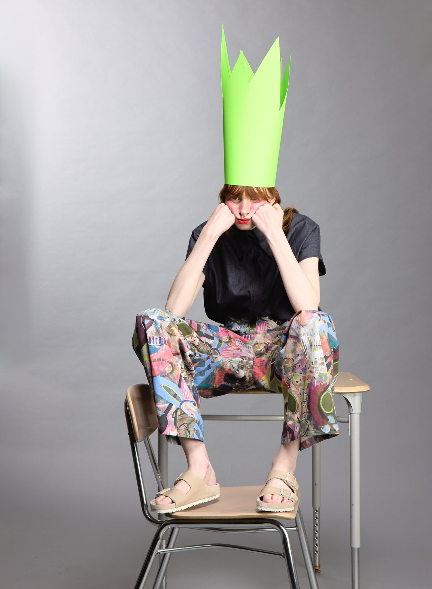 Summer Big Collar Shirt - Dark Blue Denim (PRE-ORDER)