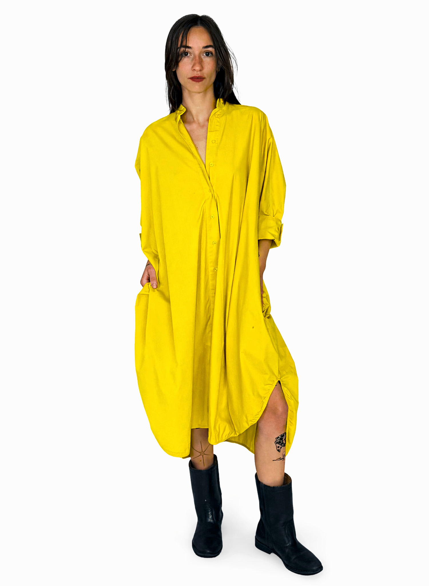 Biggie Dress - Chartreuse