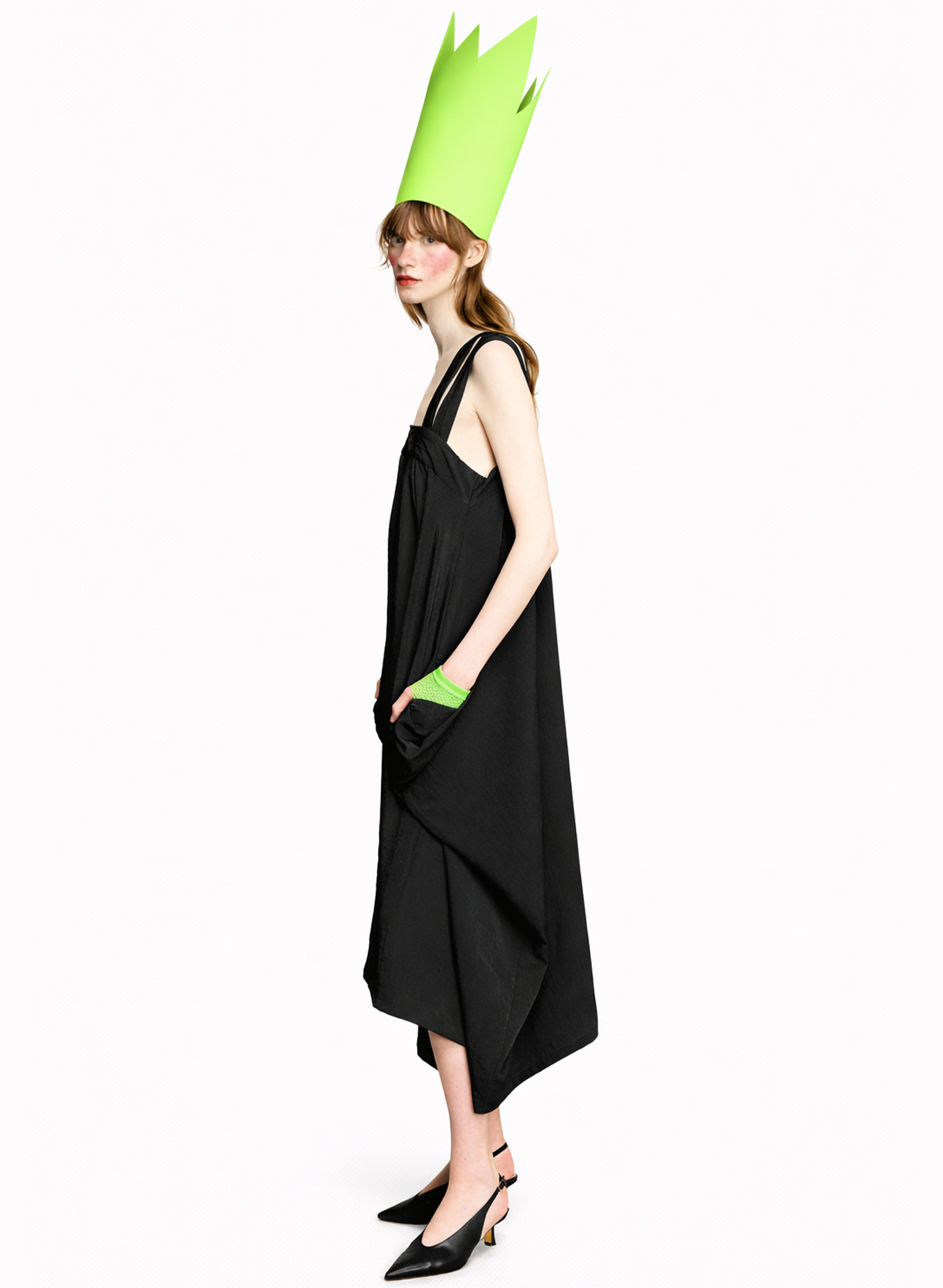 Amelia Four Strap Dress - Black (PRE-ORDER)