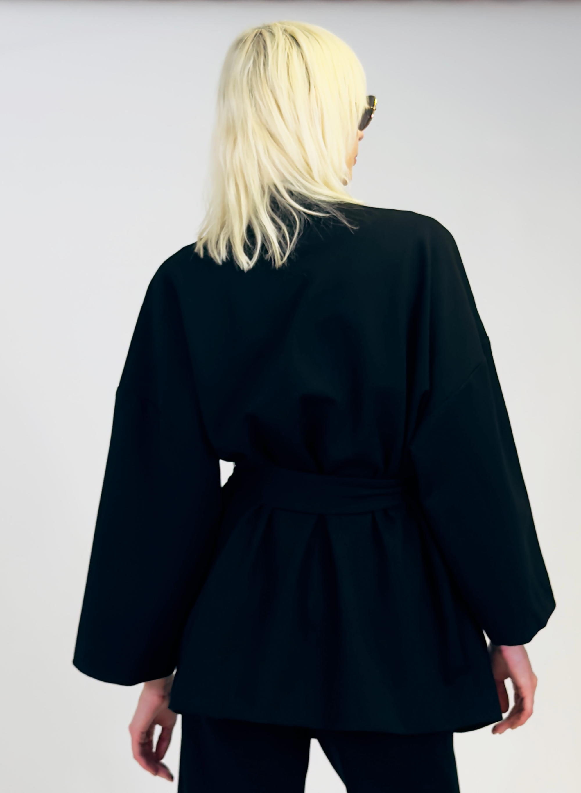Shawl Collar Jacket - Black