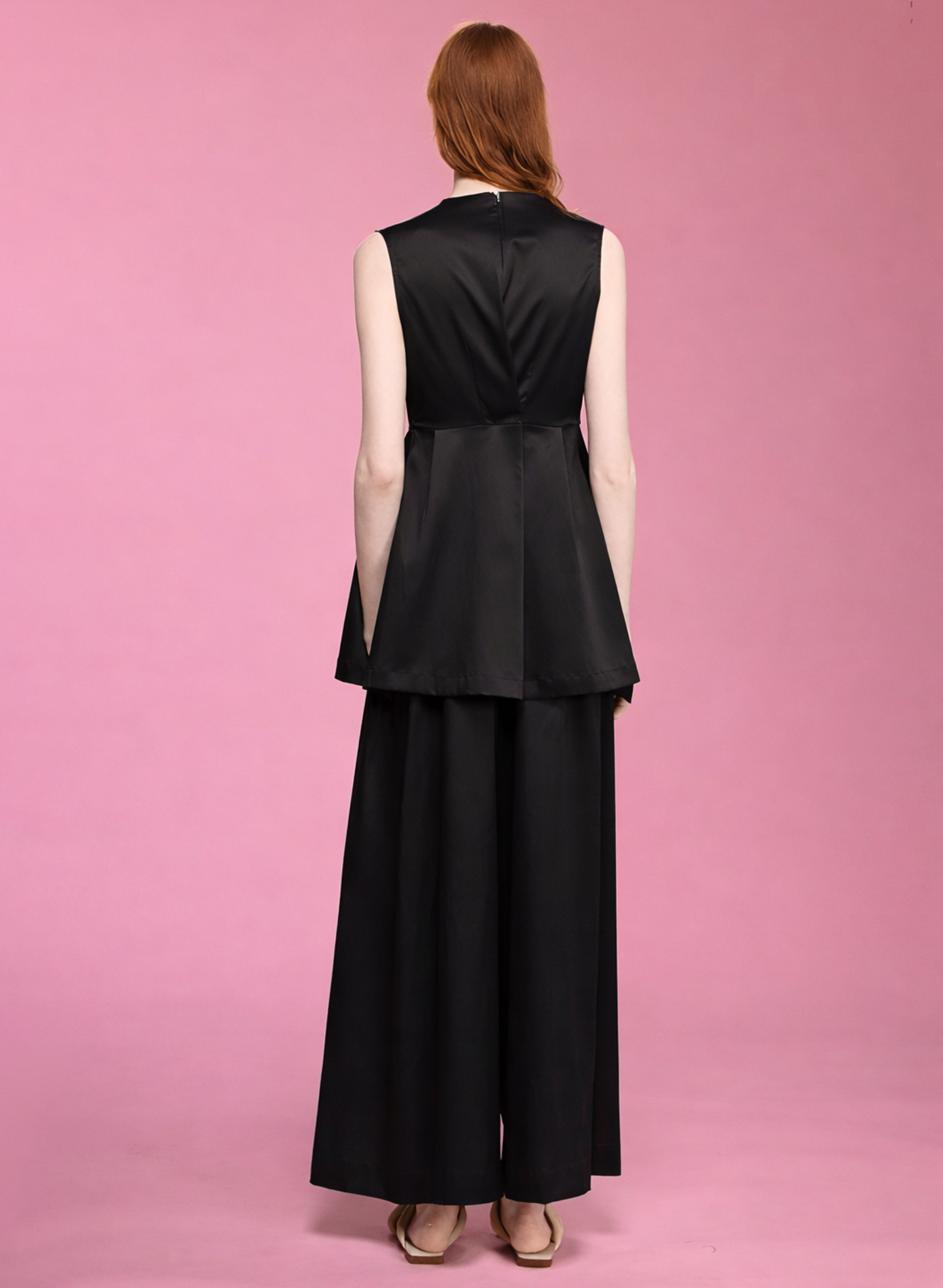 Apron Top - Black (PRE-ORDER)