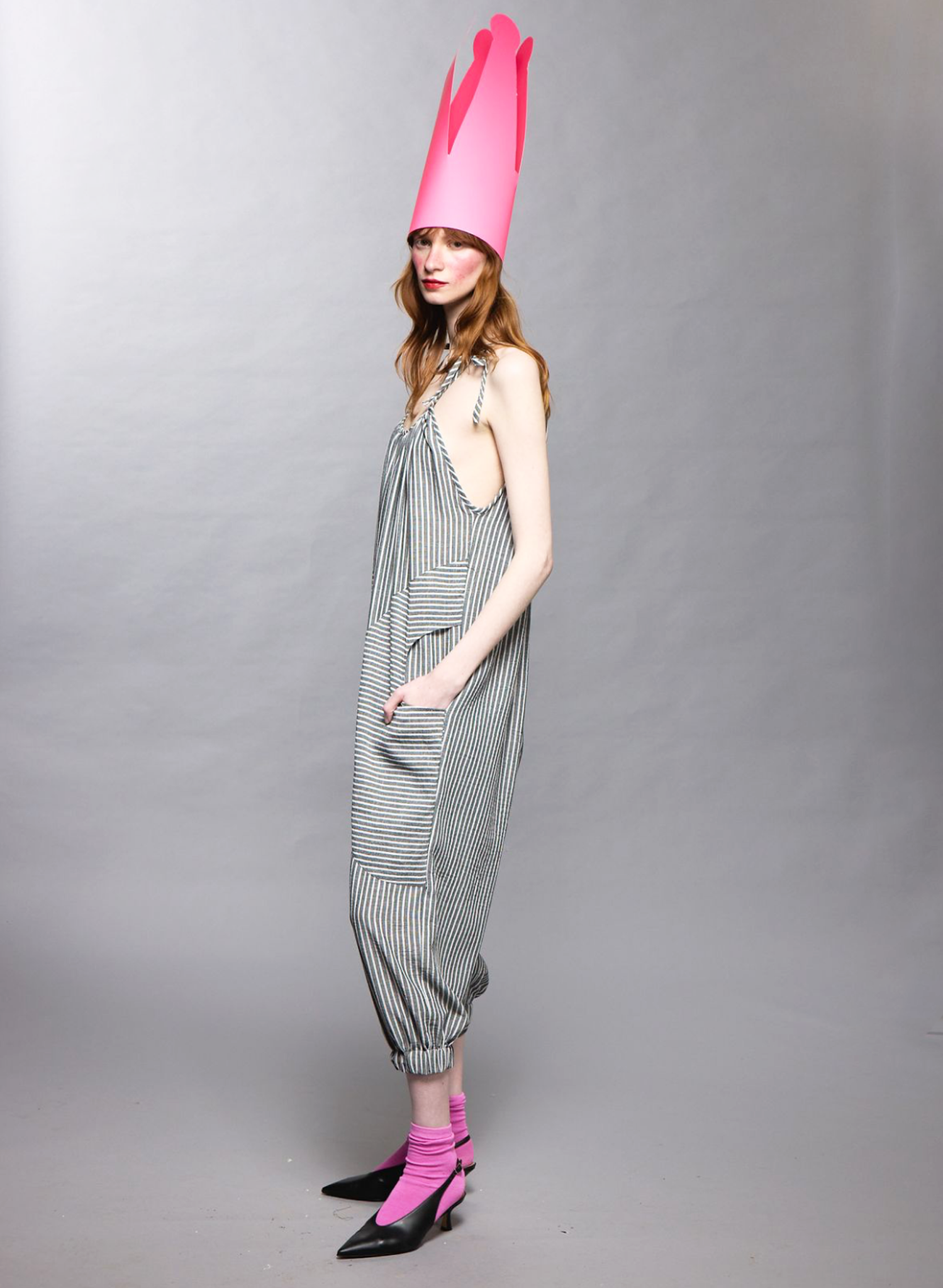 Bloomer Jumpsuit - Black Stripe (PRE-ORDER)