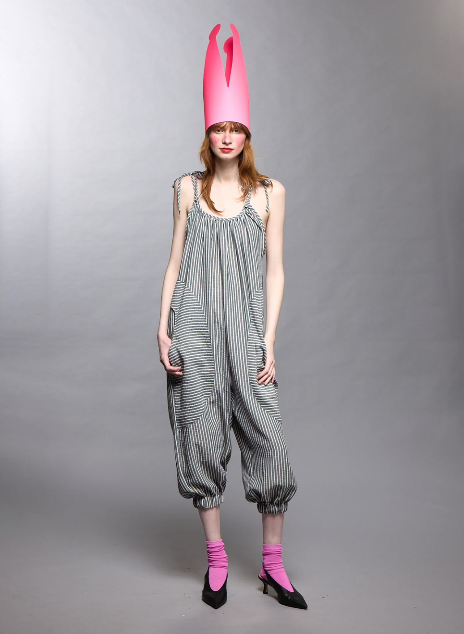 Bloomer Jumpsuit - Black Stripe (PRE-ORDER)