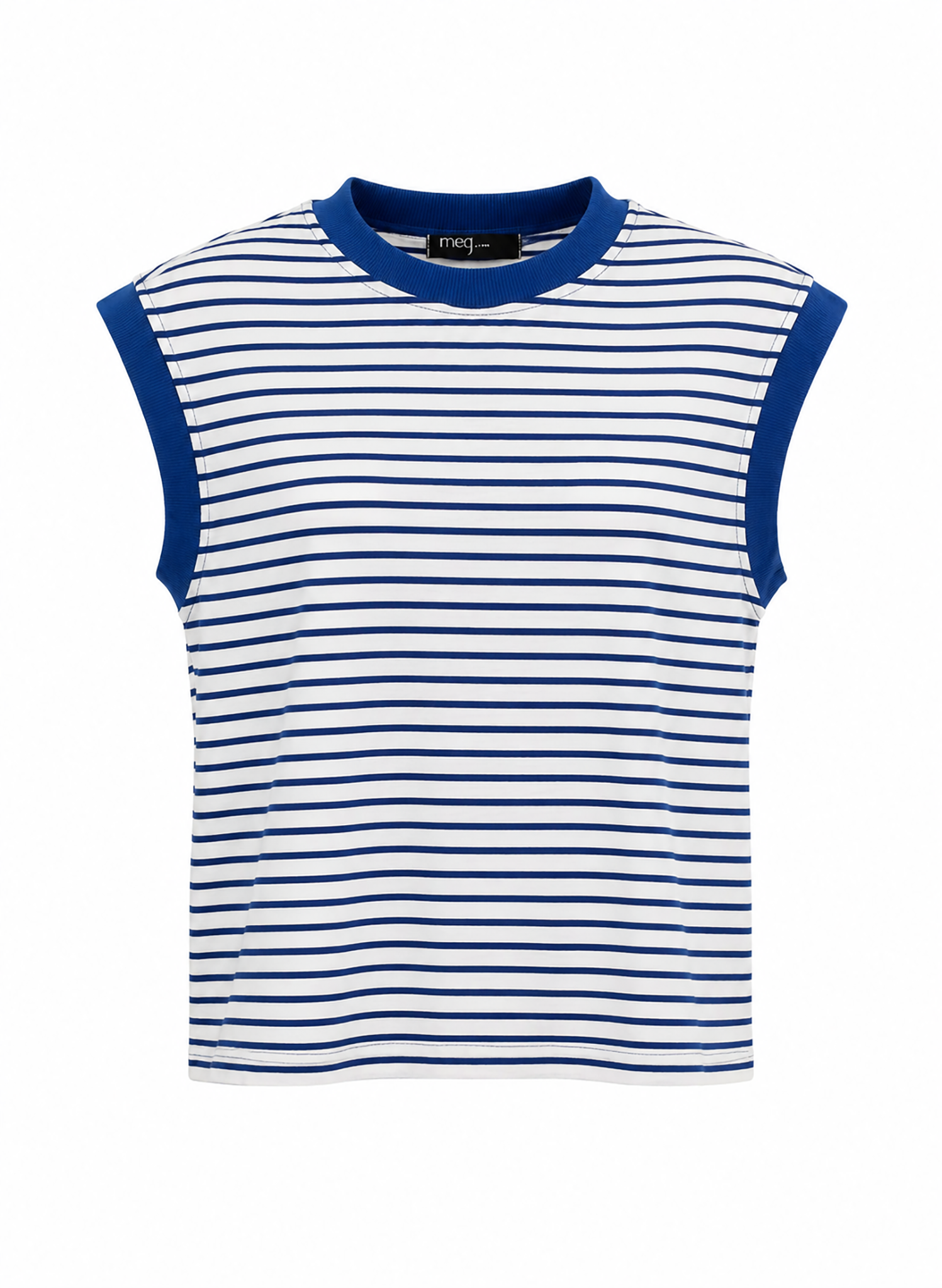 Striped Tee - Cobalt - Meg