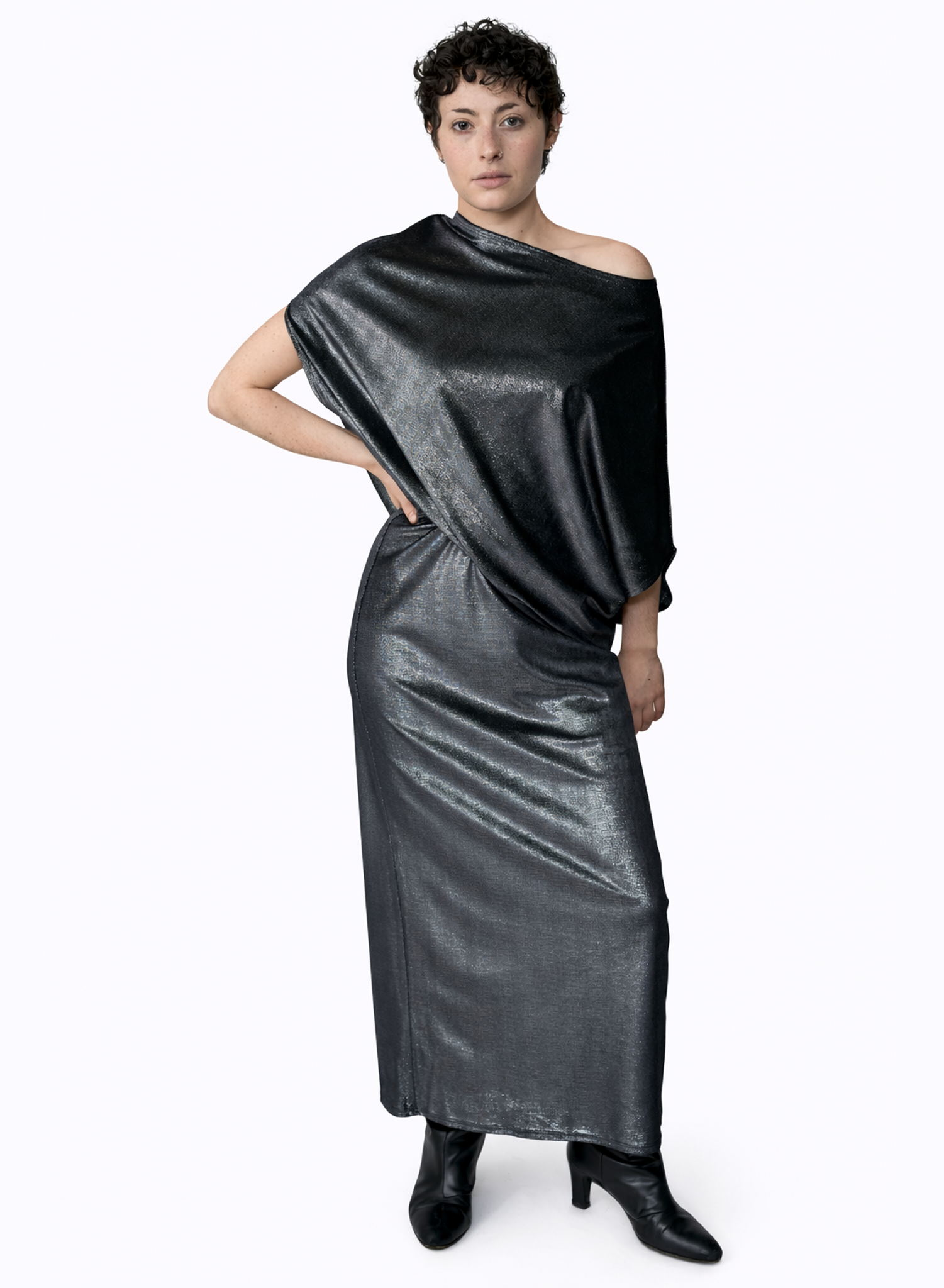 Blu's Gown - Black Sparkle