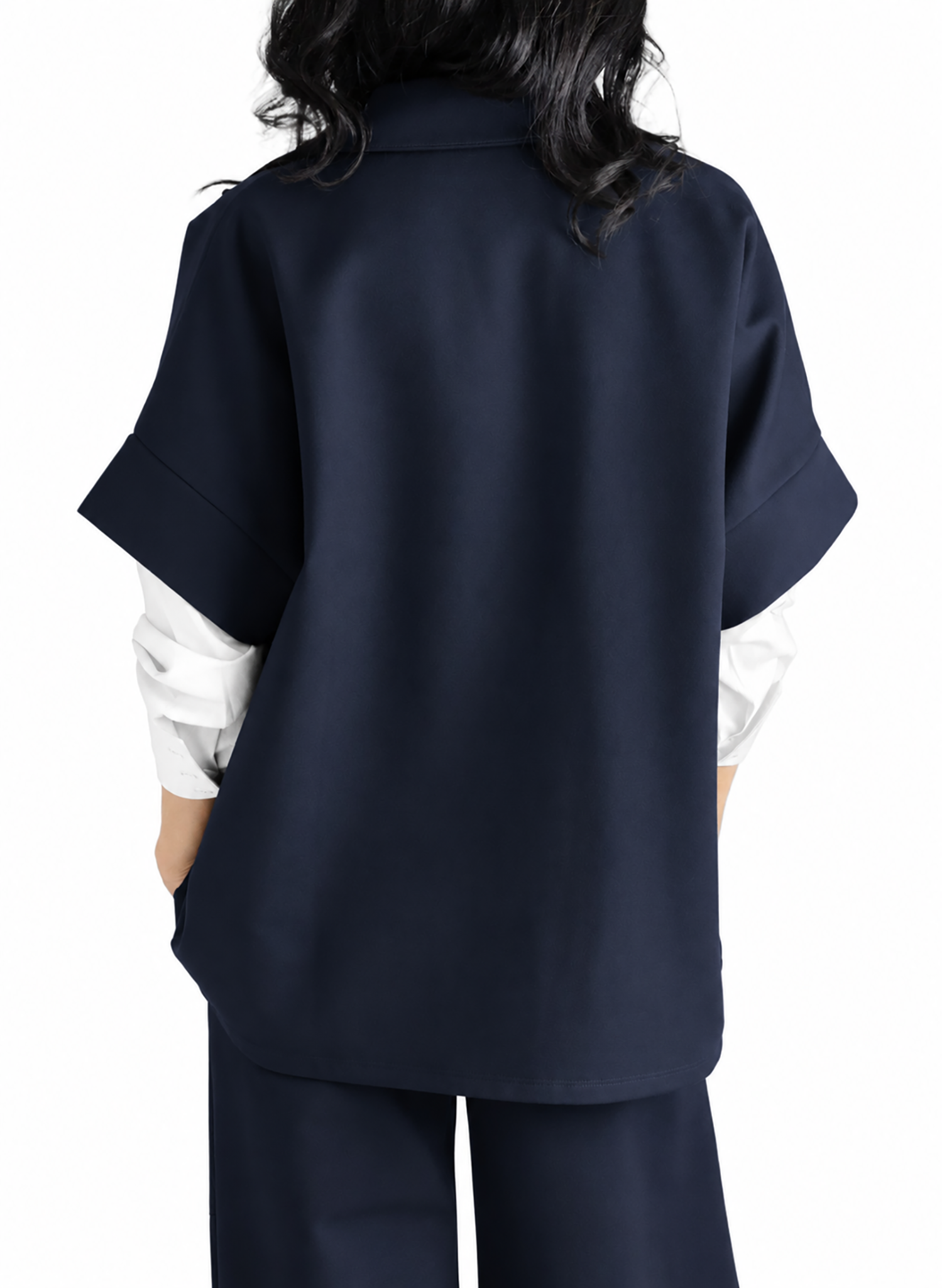 Boyfriend Jacket - Navy - Meg