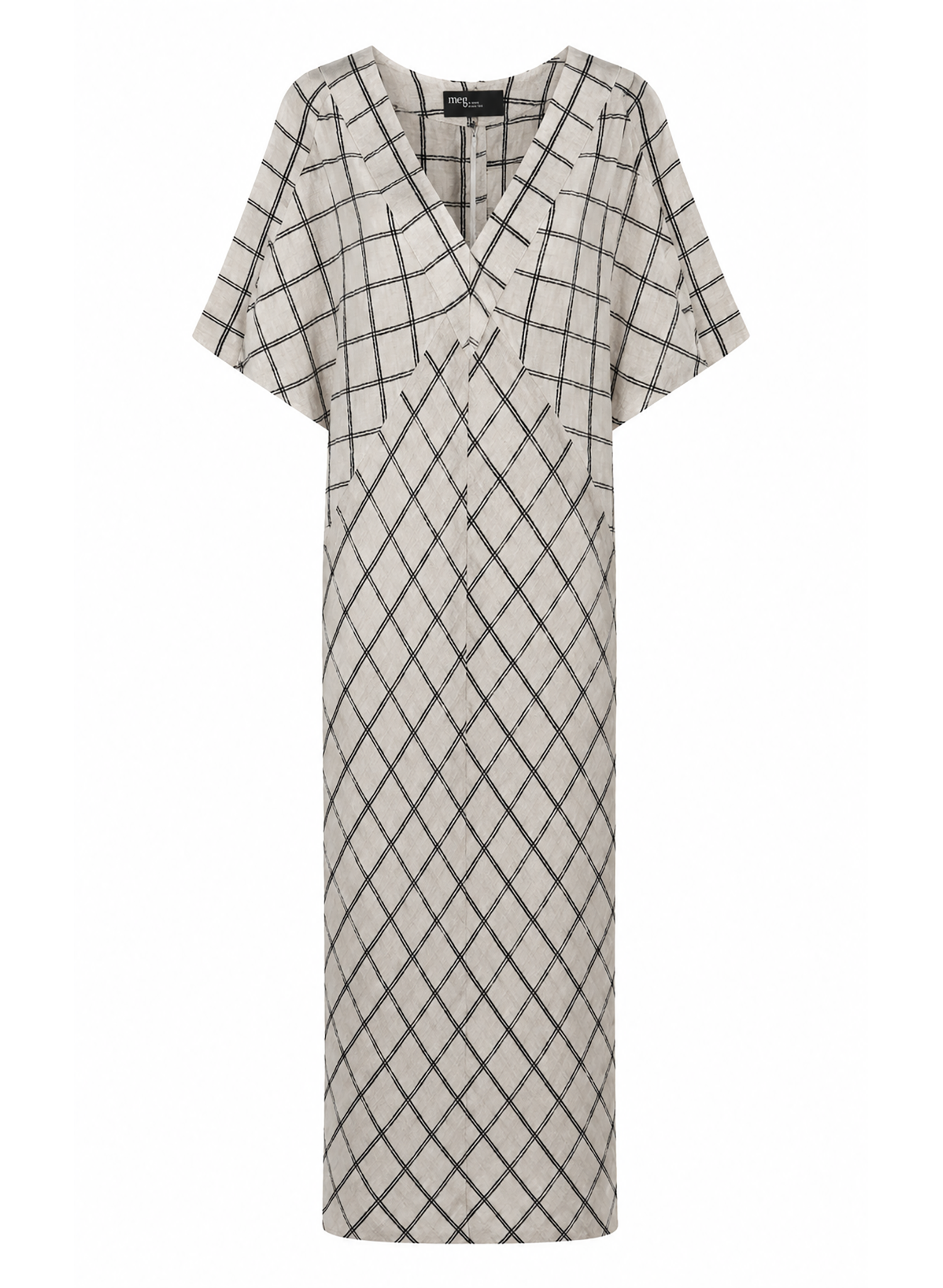 Cami Dress - B&W Check - Meg