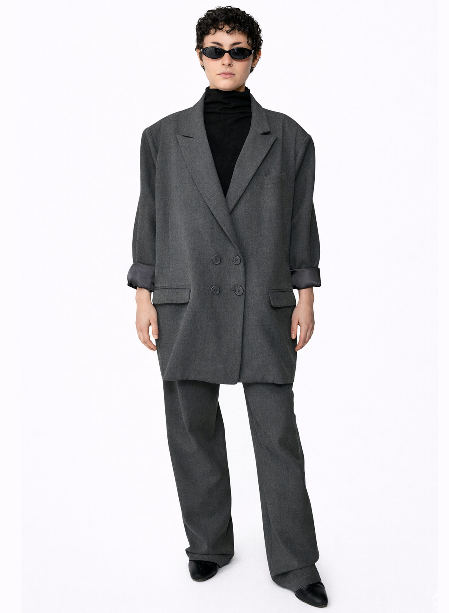 Cape Jacket - Charcoal