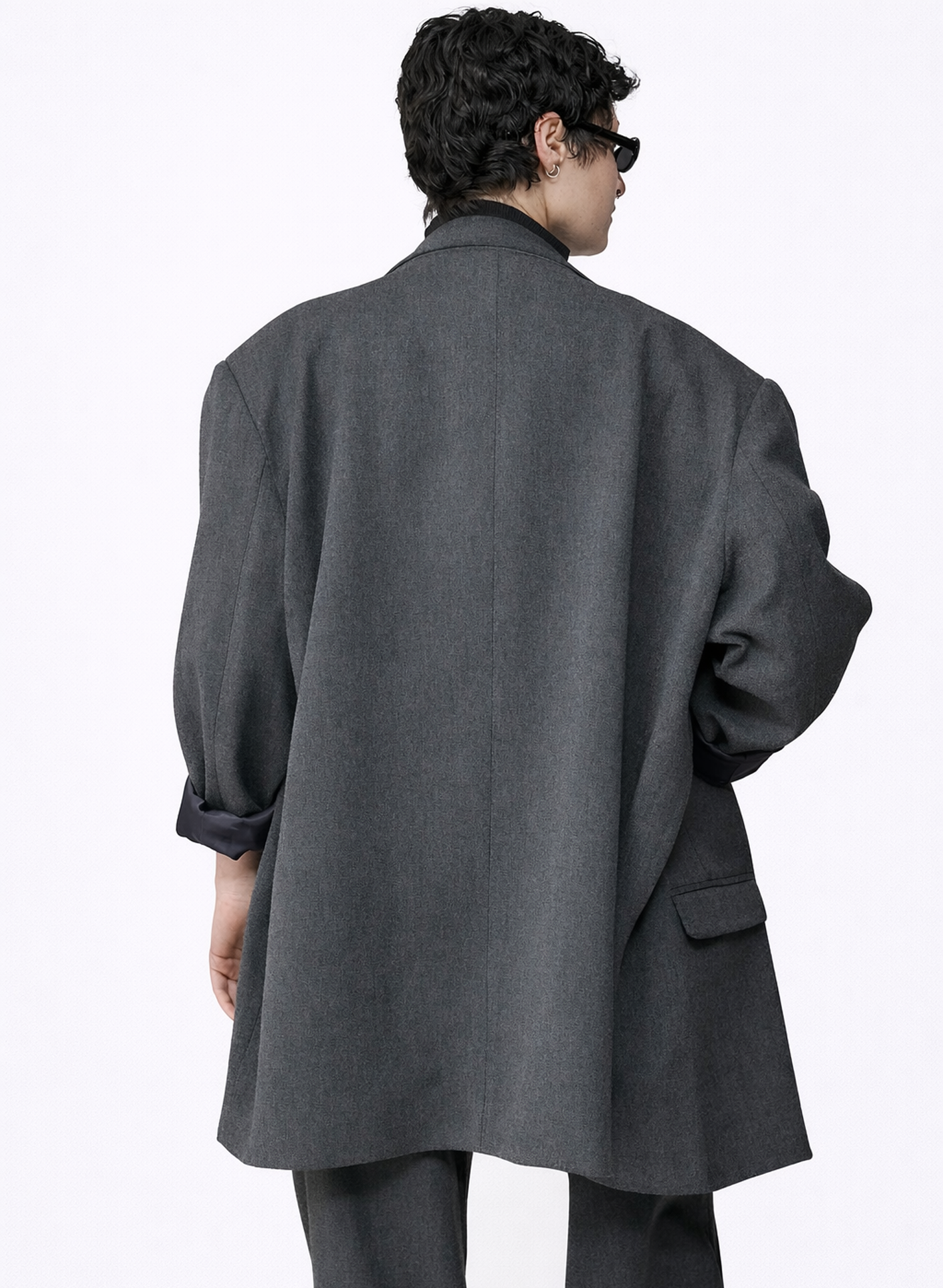 Cape Jacket - Charcoal
