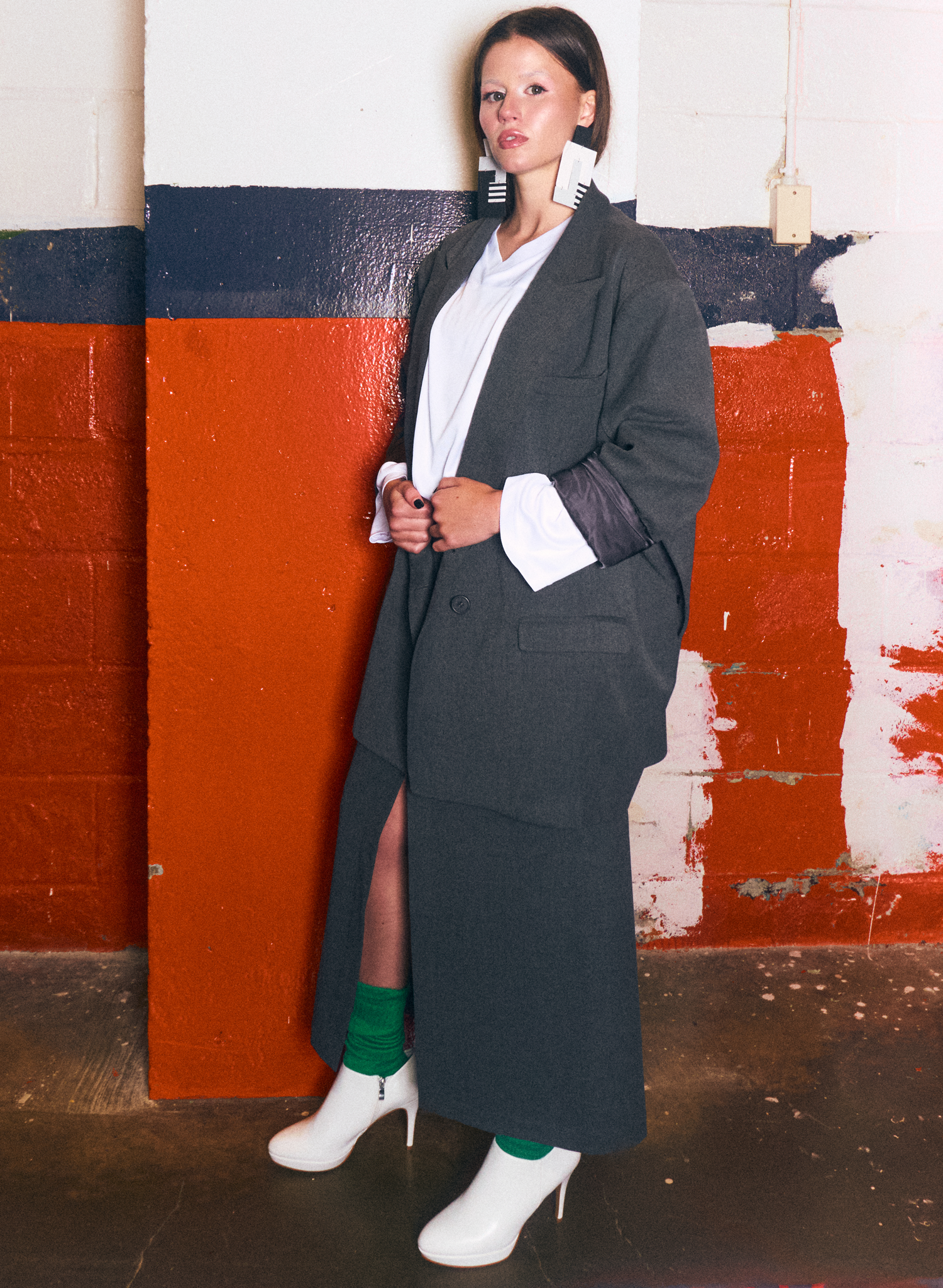 Cape Jacket - Charcoal - OS (PRE-ORDER)
