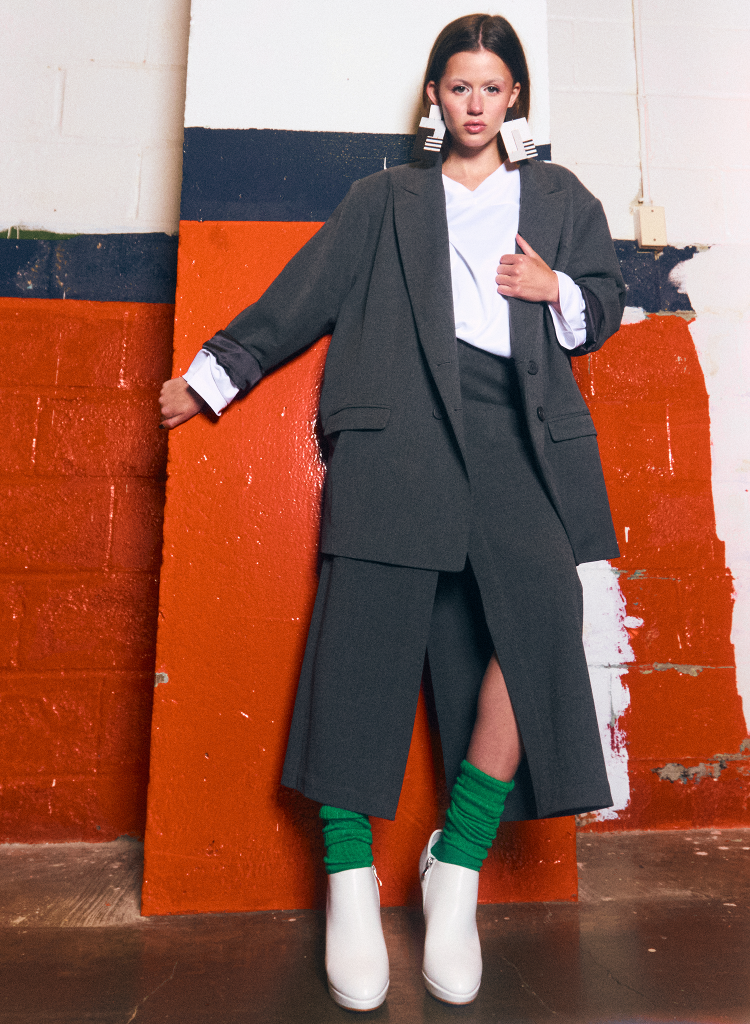 Cape Jacket - Charcoal - OS (PRE-ORDER)