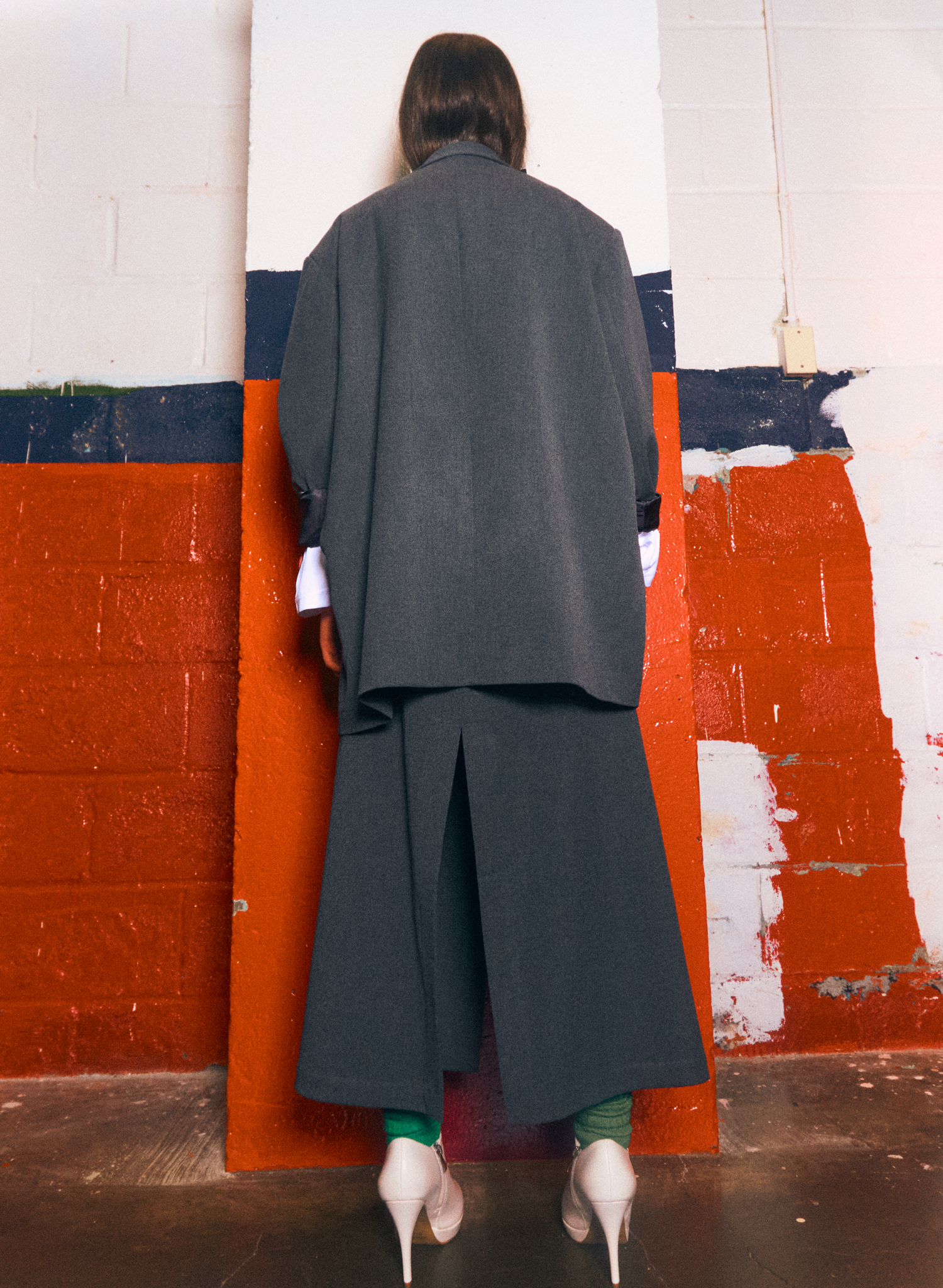 Centre Skirt - Grey (PRE-ORDER)
