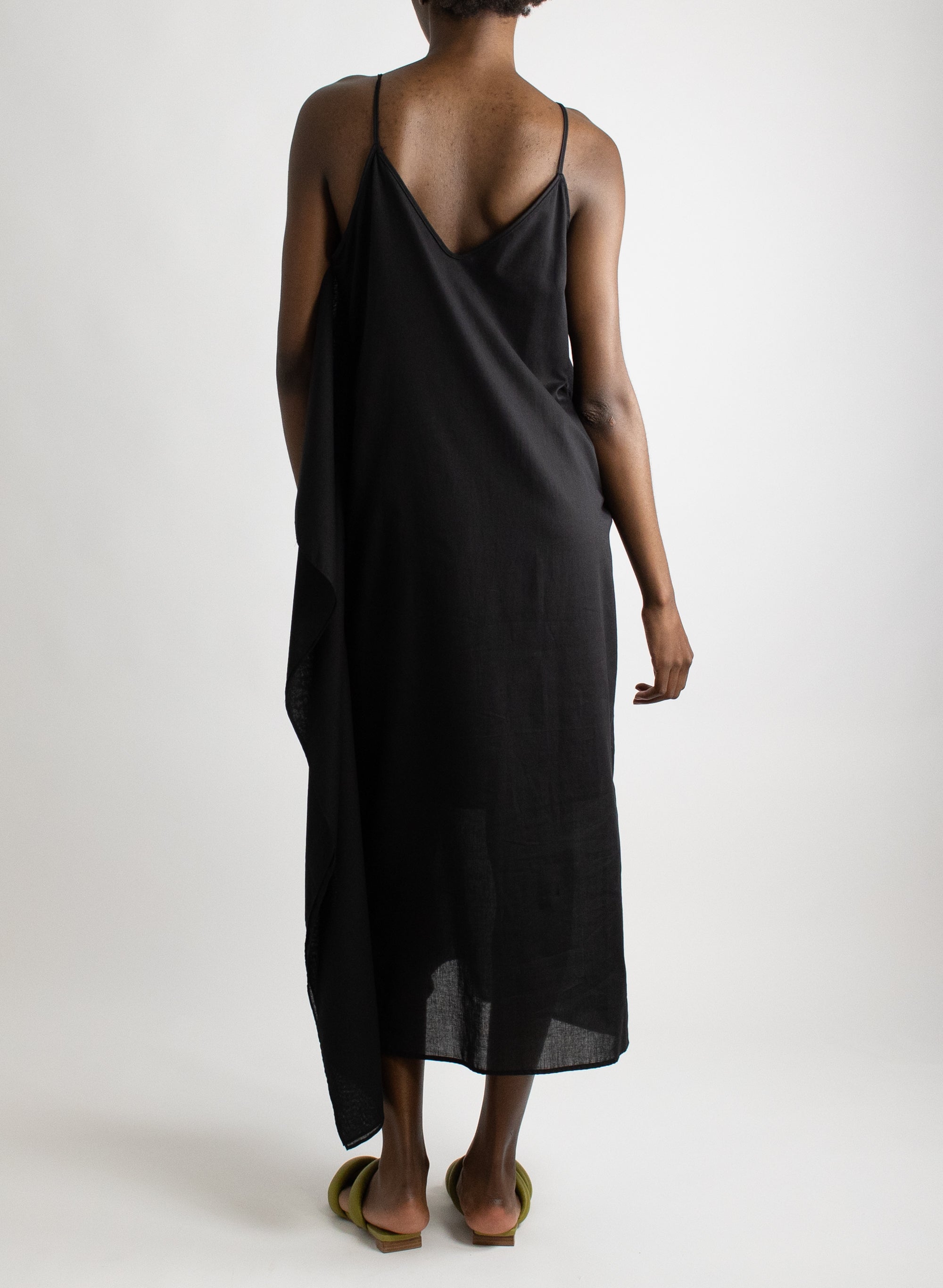 Cascade Dress - Black - Meg - Made in NYC