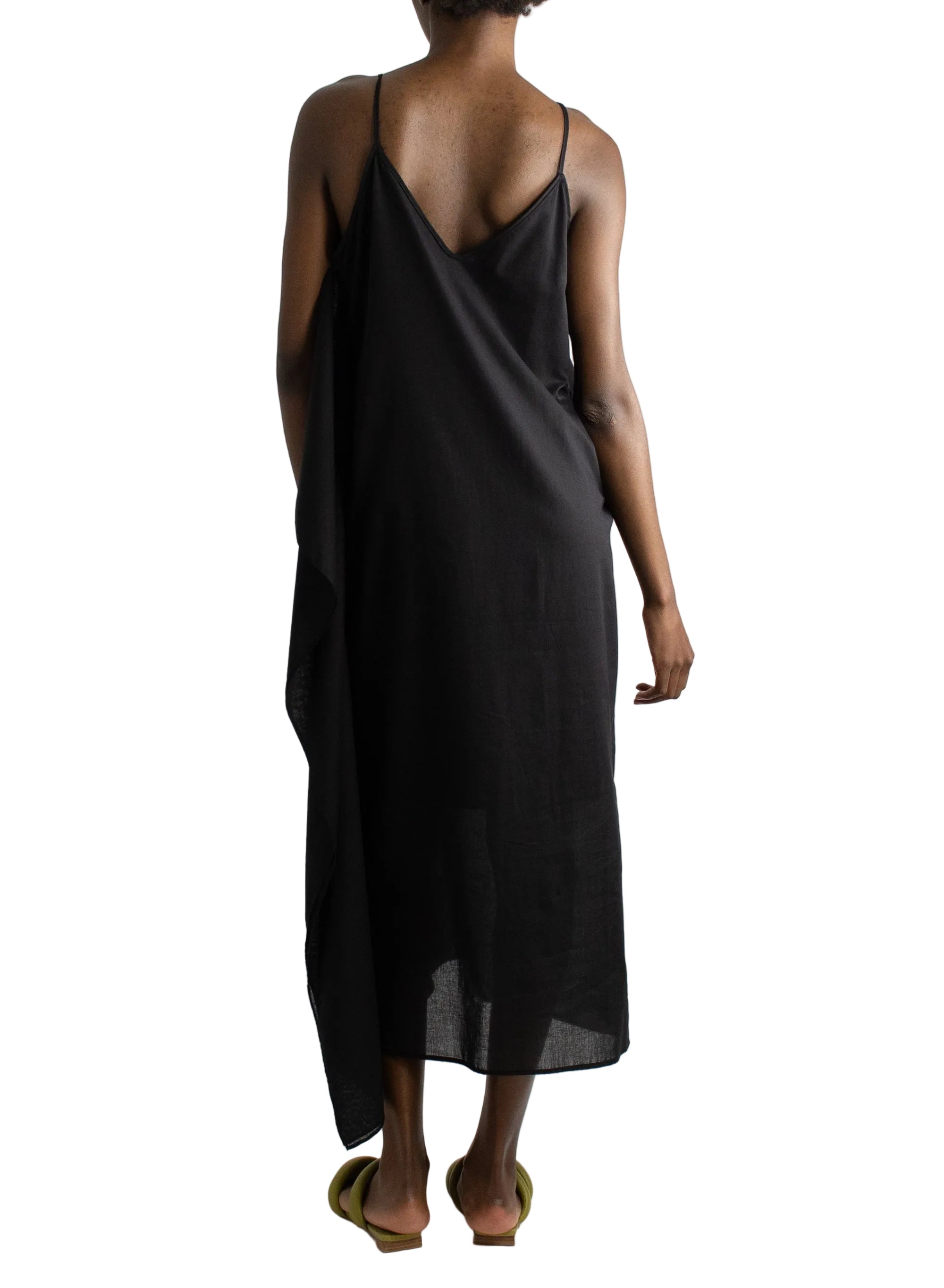 Cascade Dress - Black - Meg - Made in NYC