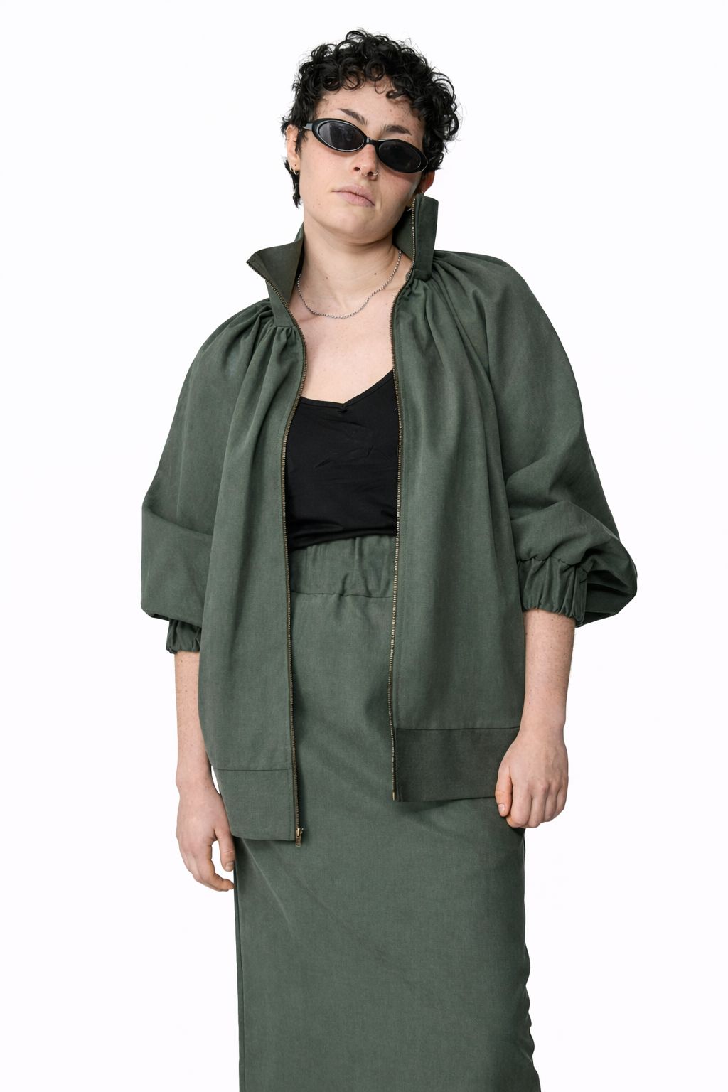 Marketplace Jacket - Olive Twill