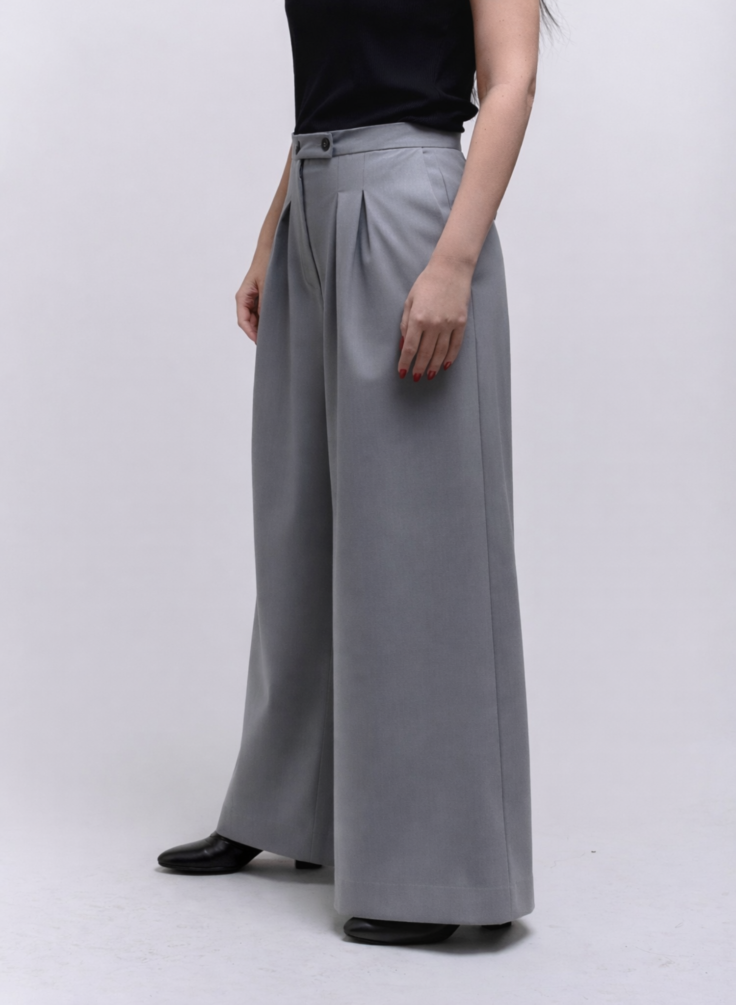 Atlas Slouchy Trouser - Grey