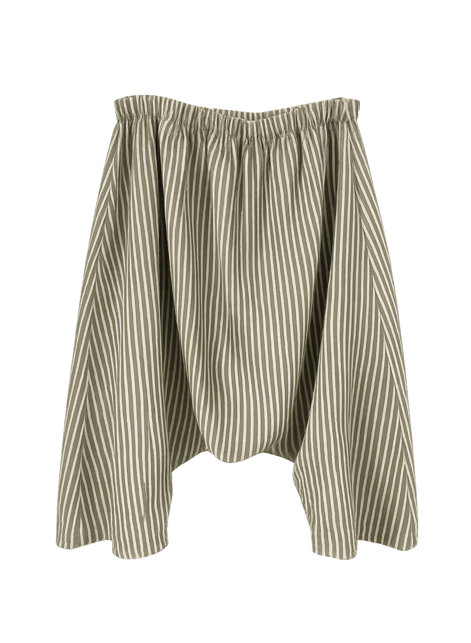 Harem Striped Shorts Seersucker