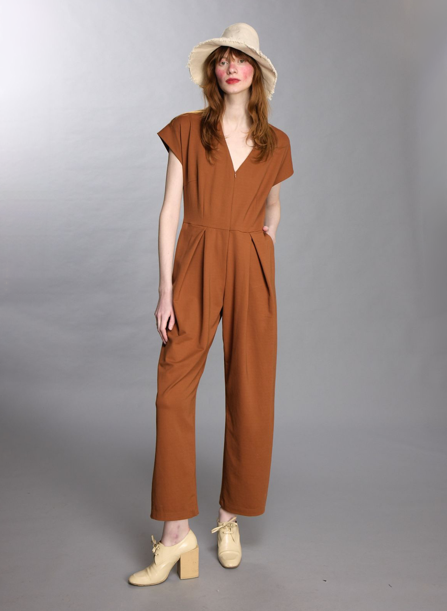 Chloe Jumpsuit - Rust (PRE-ORDER)