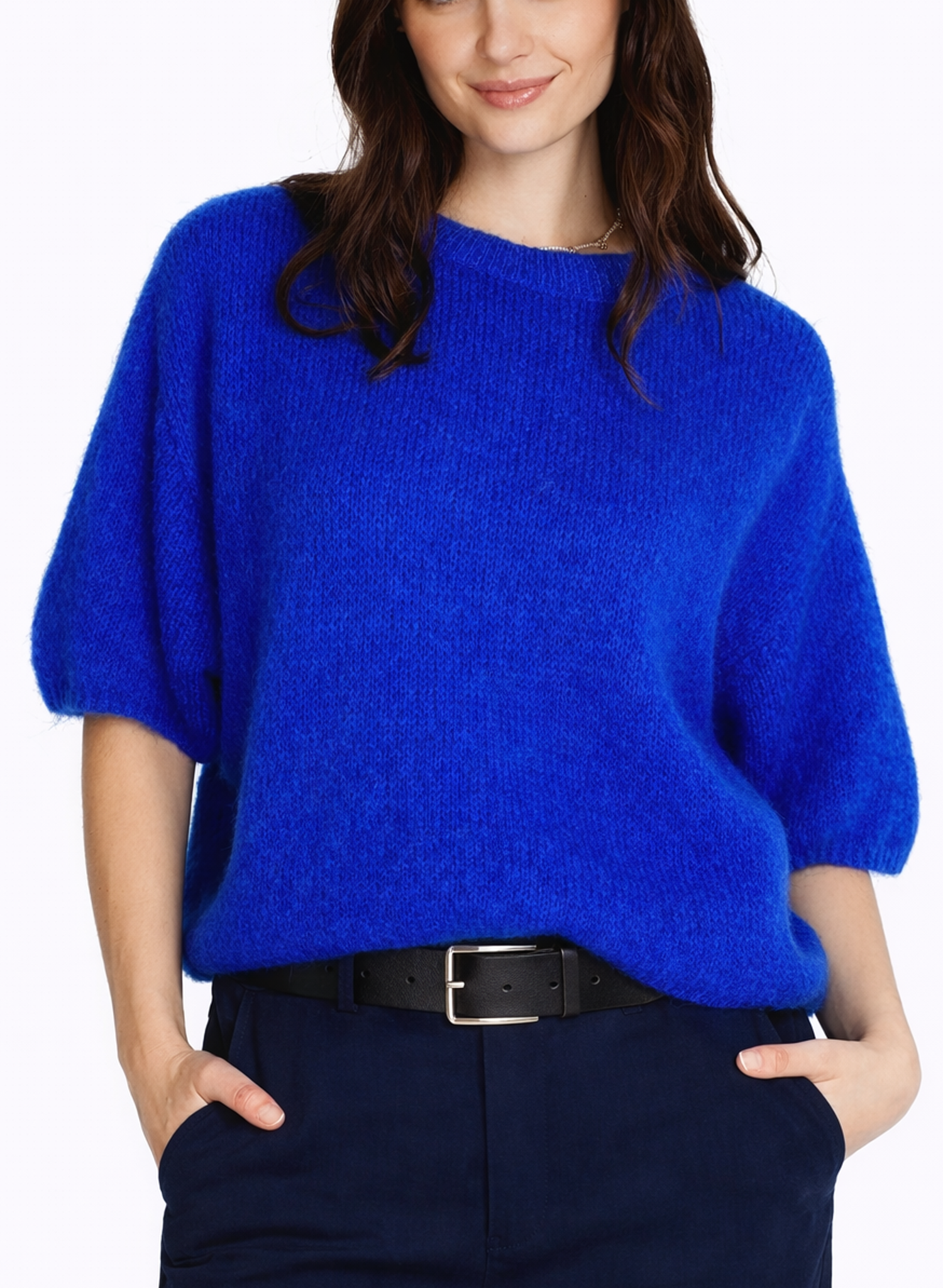 Mohair Sweater - Electric Blue