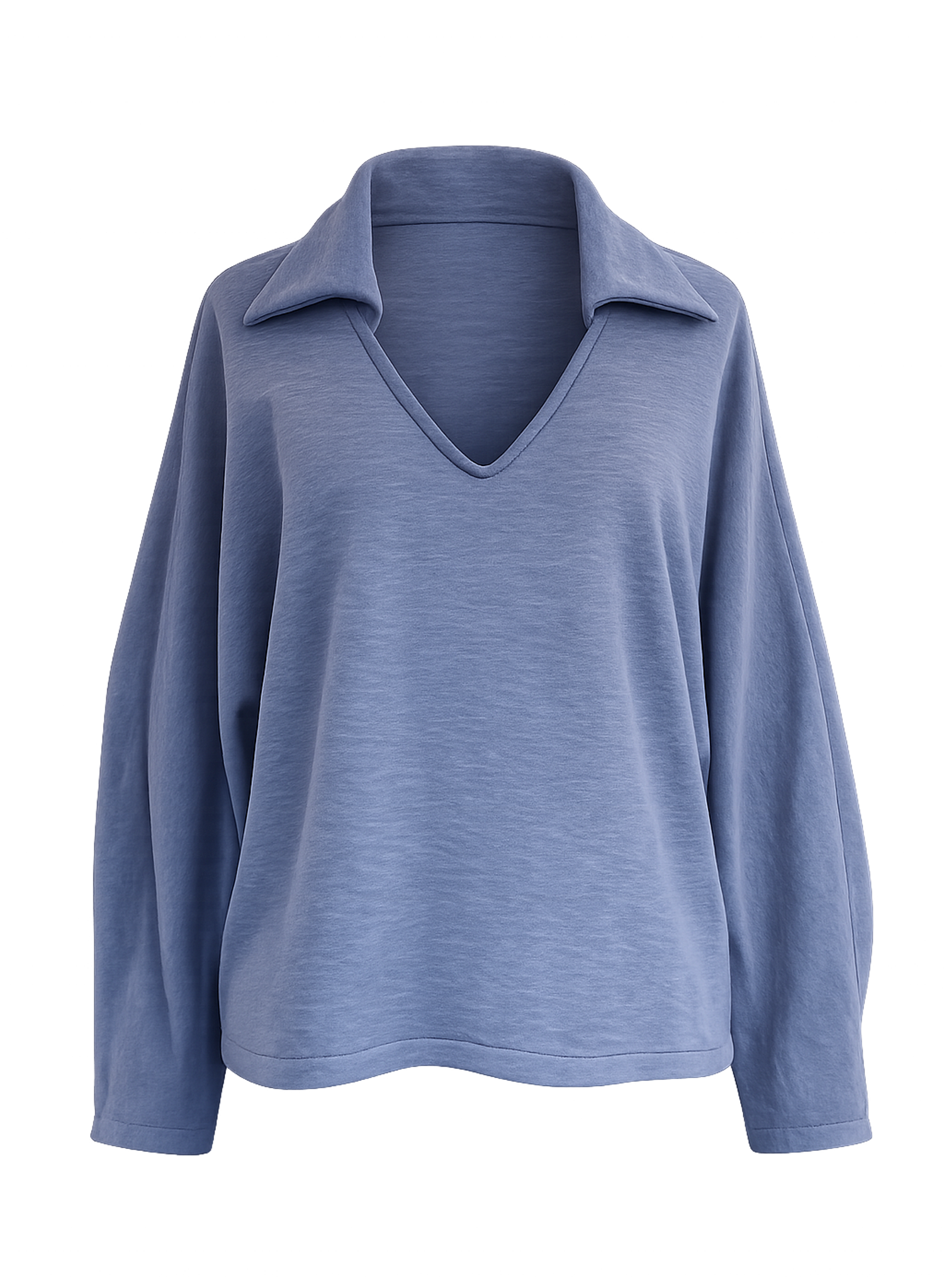 Collared Sweatshirt - Blue (PRE-ORDER)