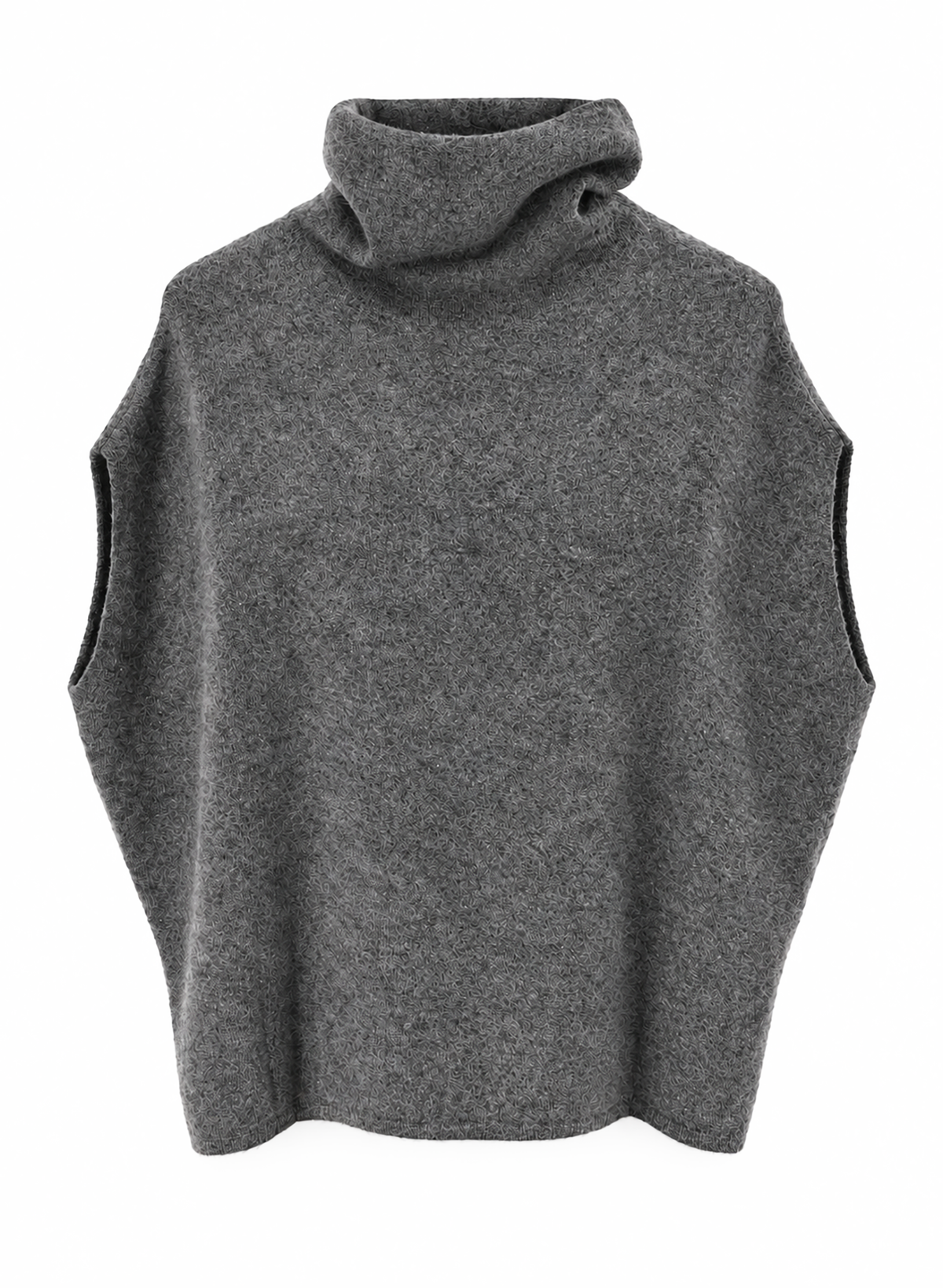 Funnel Neck Sweater - Charcoal - Meg