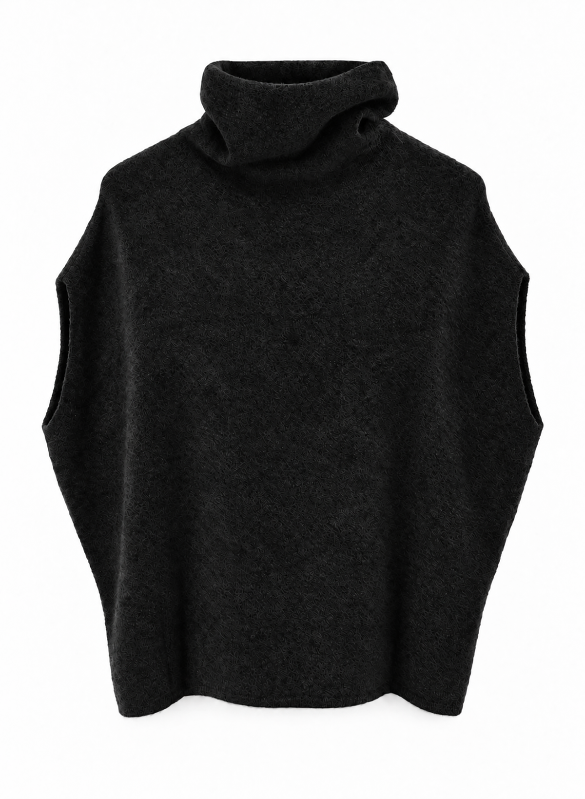 Funnel Neck Sweater - Black - Meg