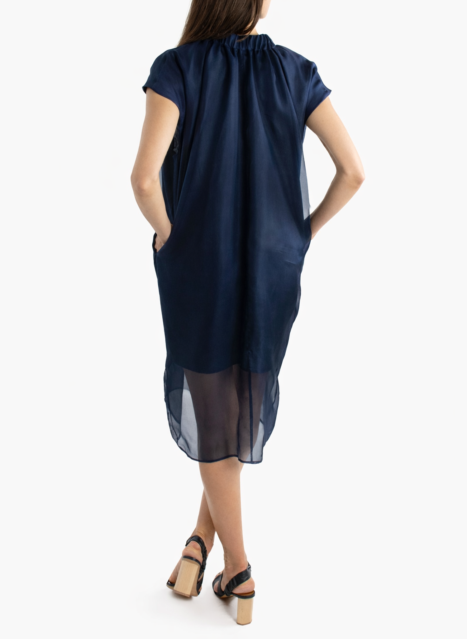 Glamour Shift Dress - Navy