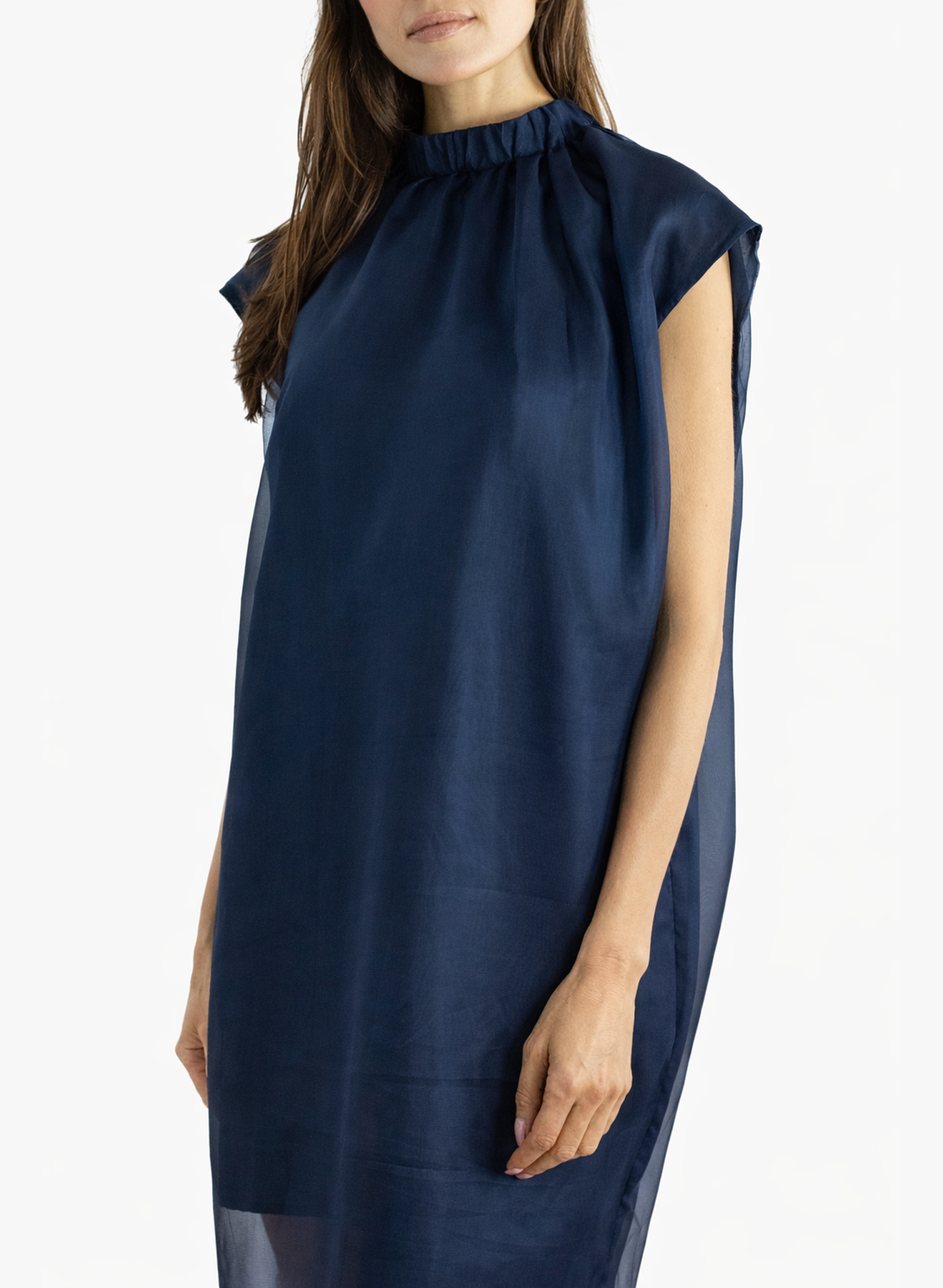 Glamour Shift Dress - Navy