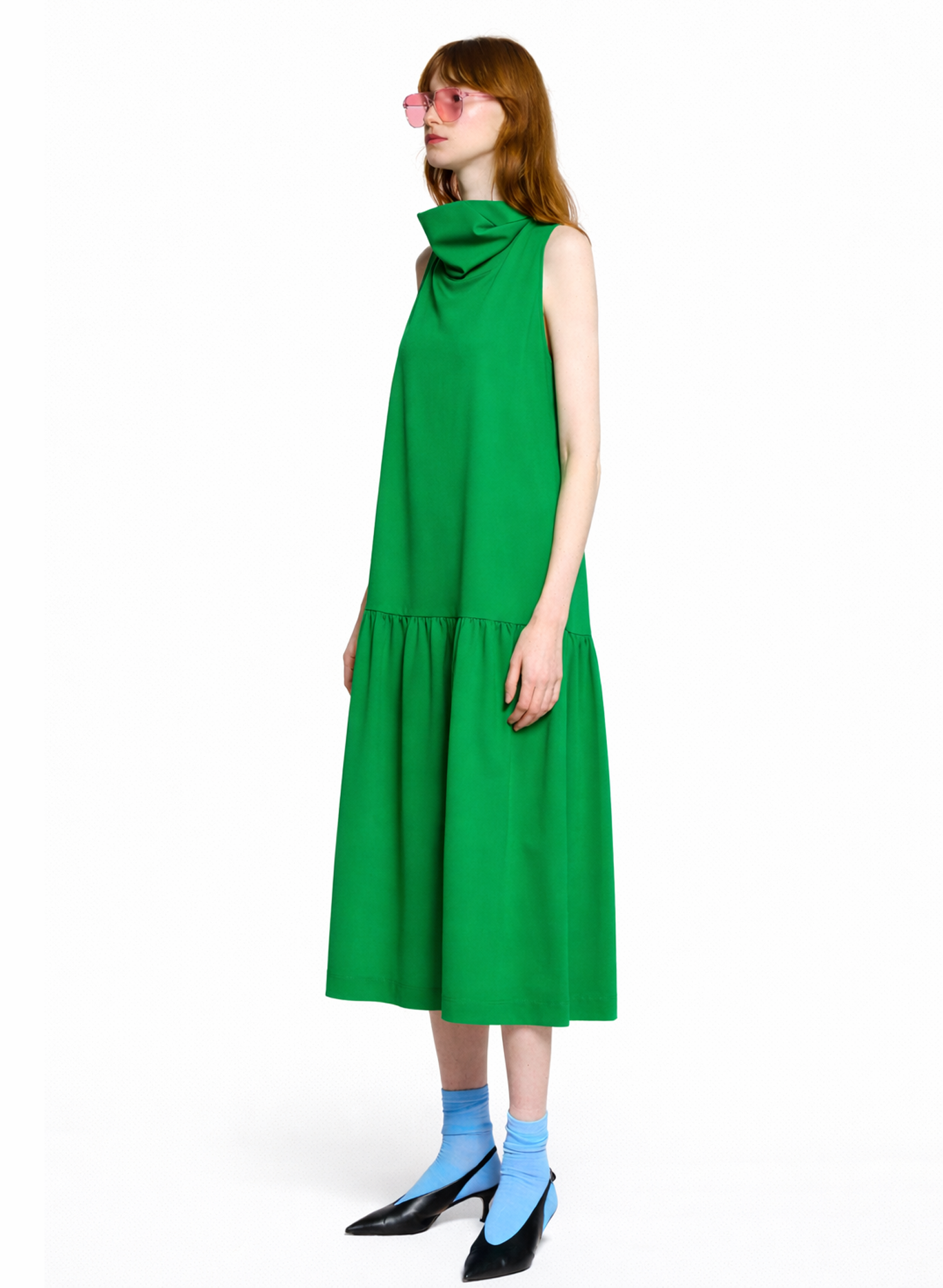 Bandana Dress - Kelly Green (PRE-ORDER)