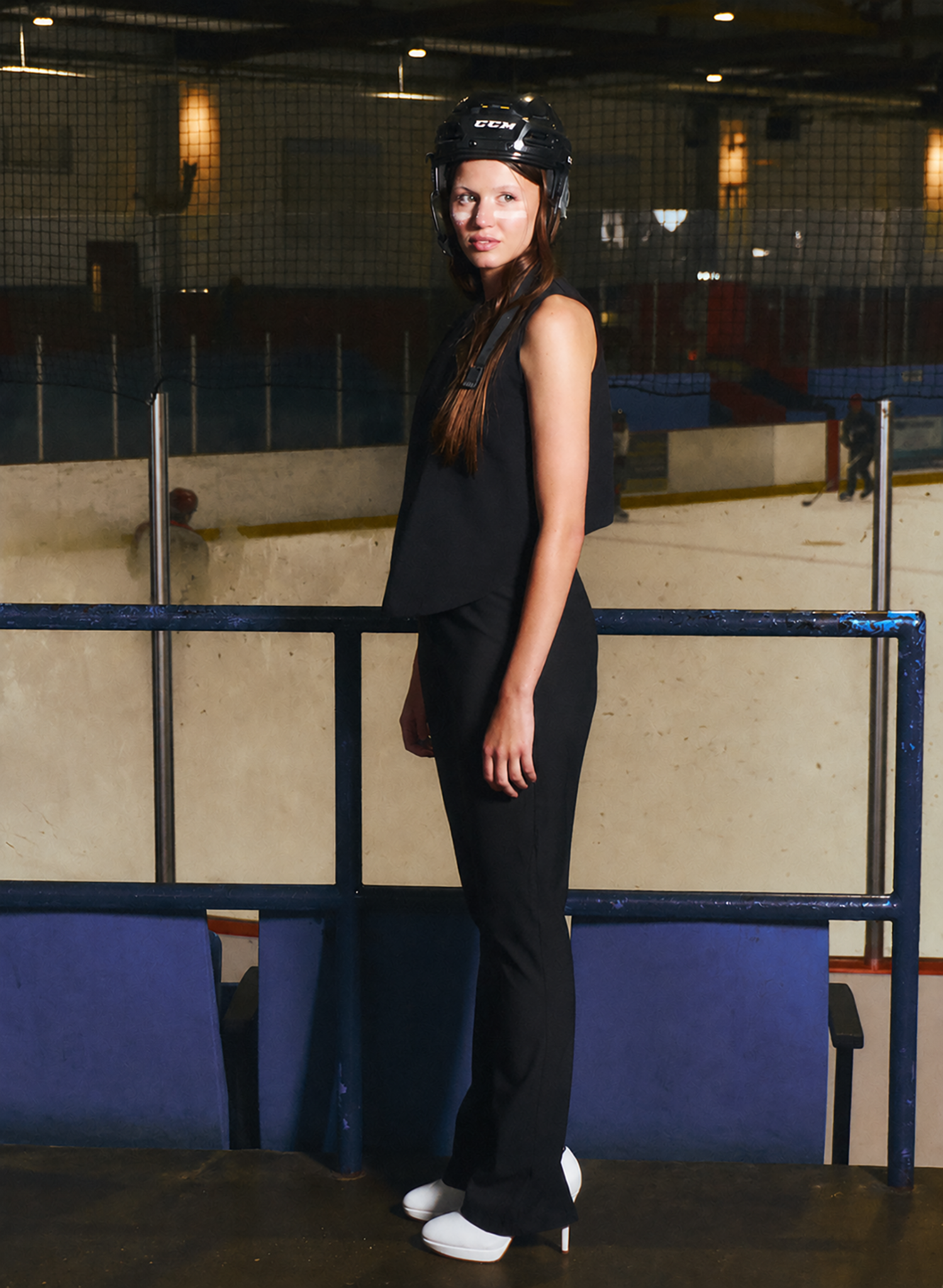 Back Slit Skinny Pant - Black (PRE-ORDER)