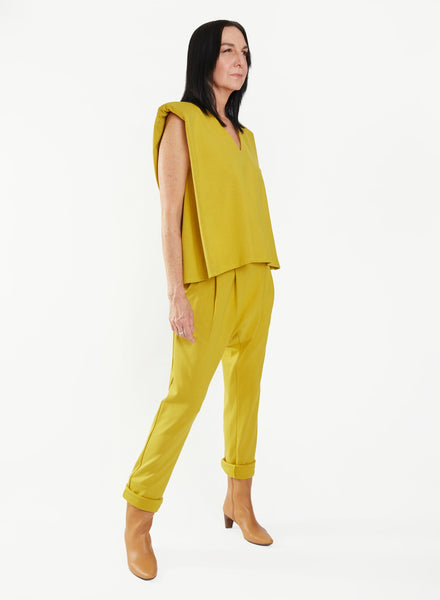 Holly Pant - Chartreuse