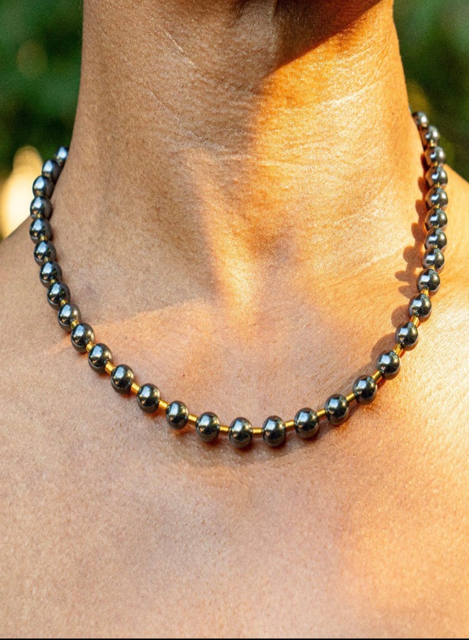 MONOXIDE - Kira Hematite Necklace
