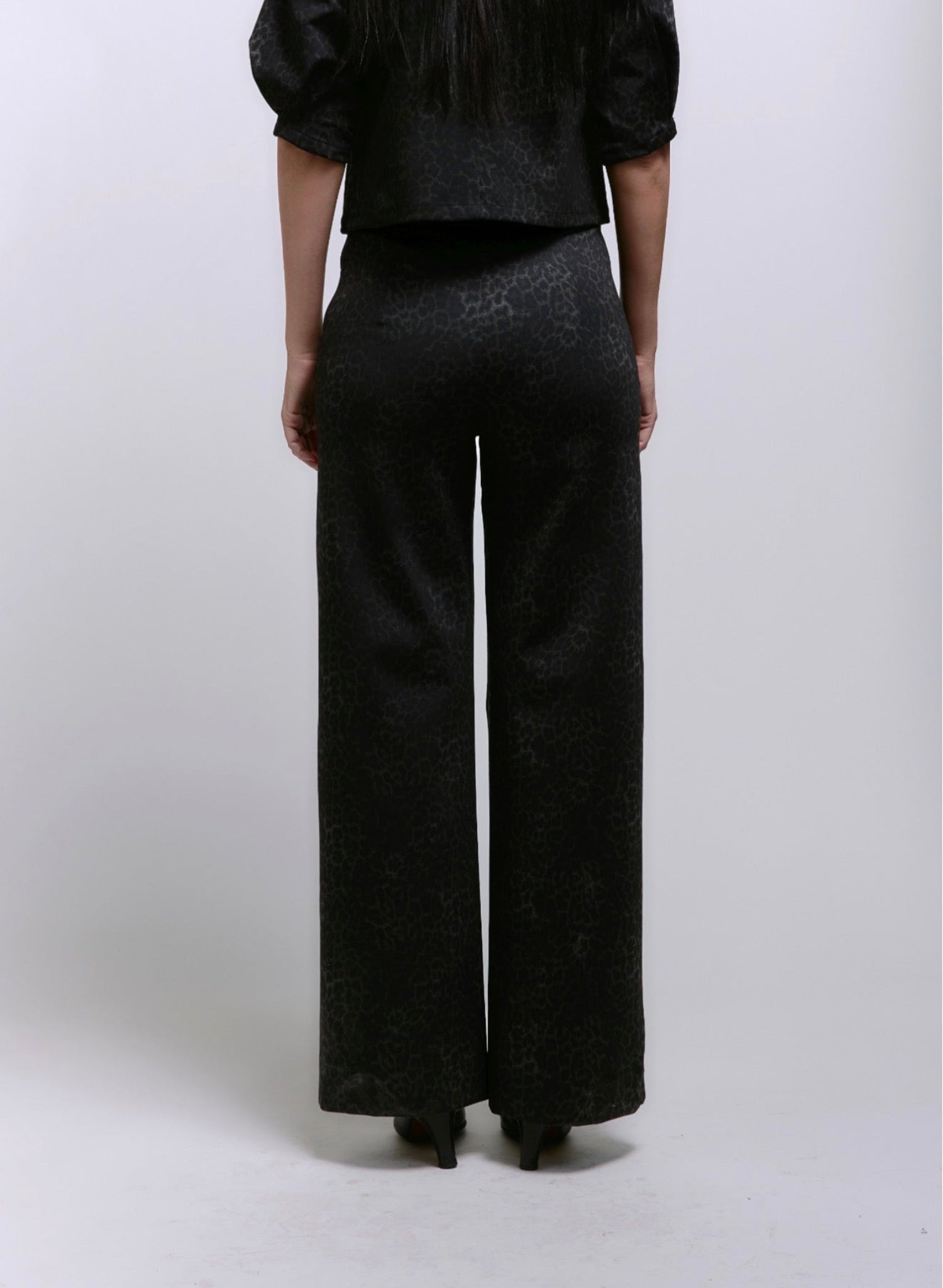 Lunes Pant - Grey Leopard