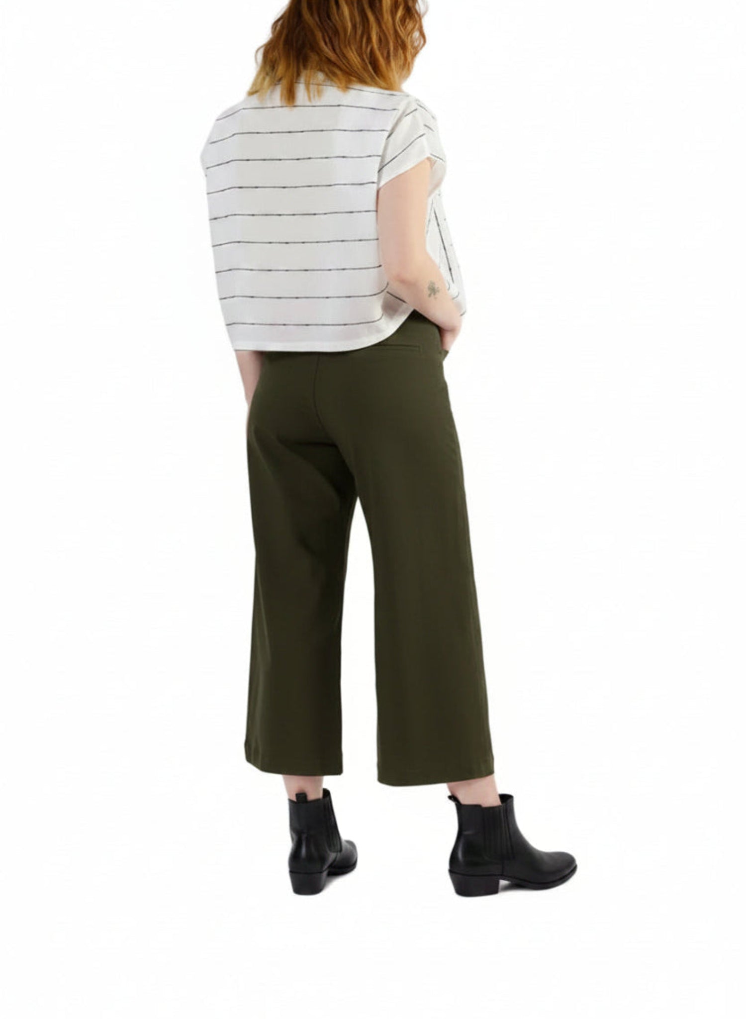 Short Odette Pant - Olive (PRE-ORDER) - Meg