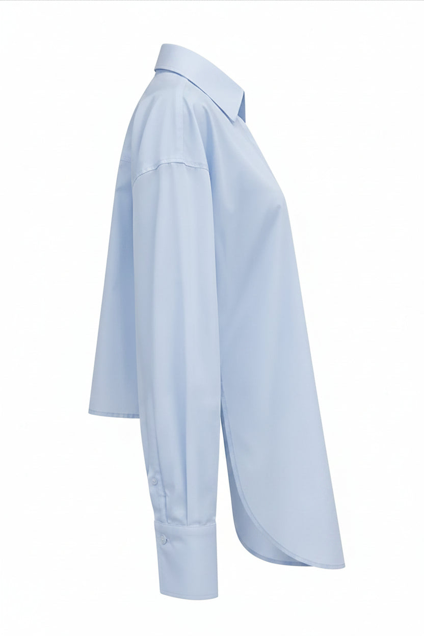 Hi-Low Shirt - Light Blue (PRE-ORDER)