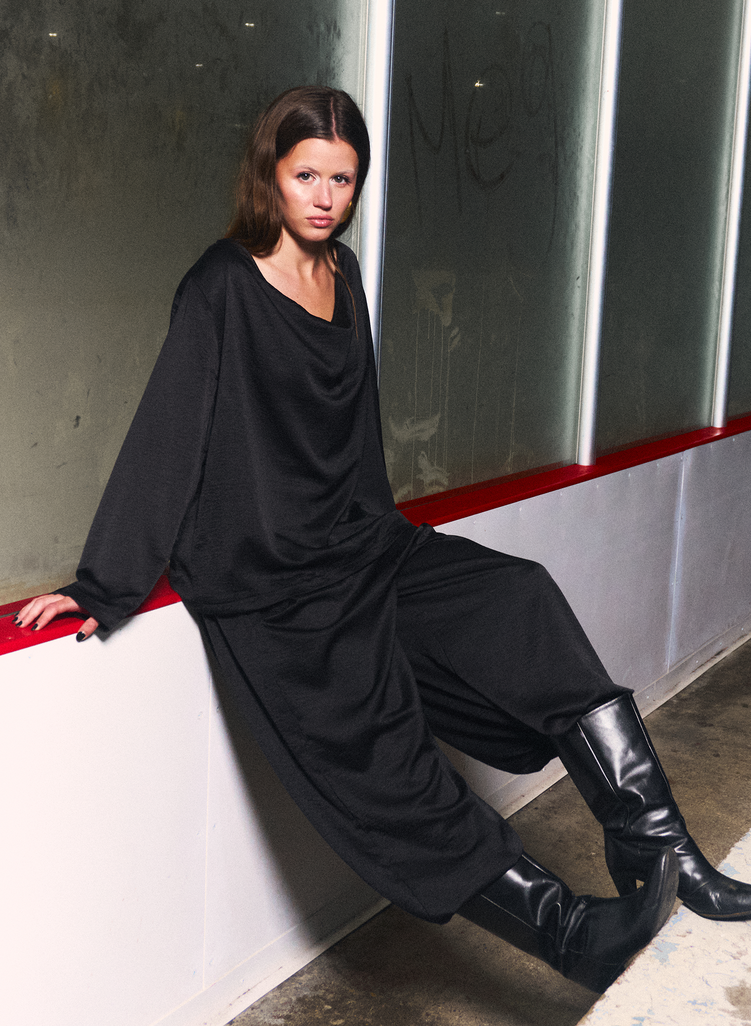 Goalie Cowl Top - Black (PRE-ORDER)